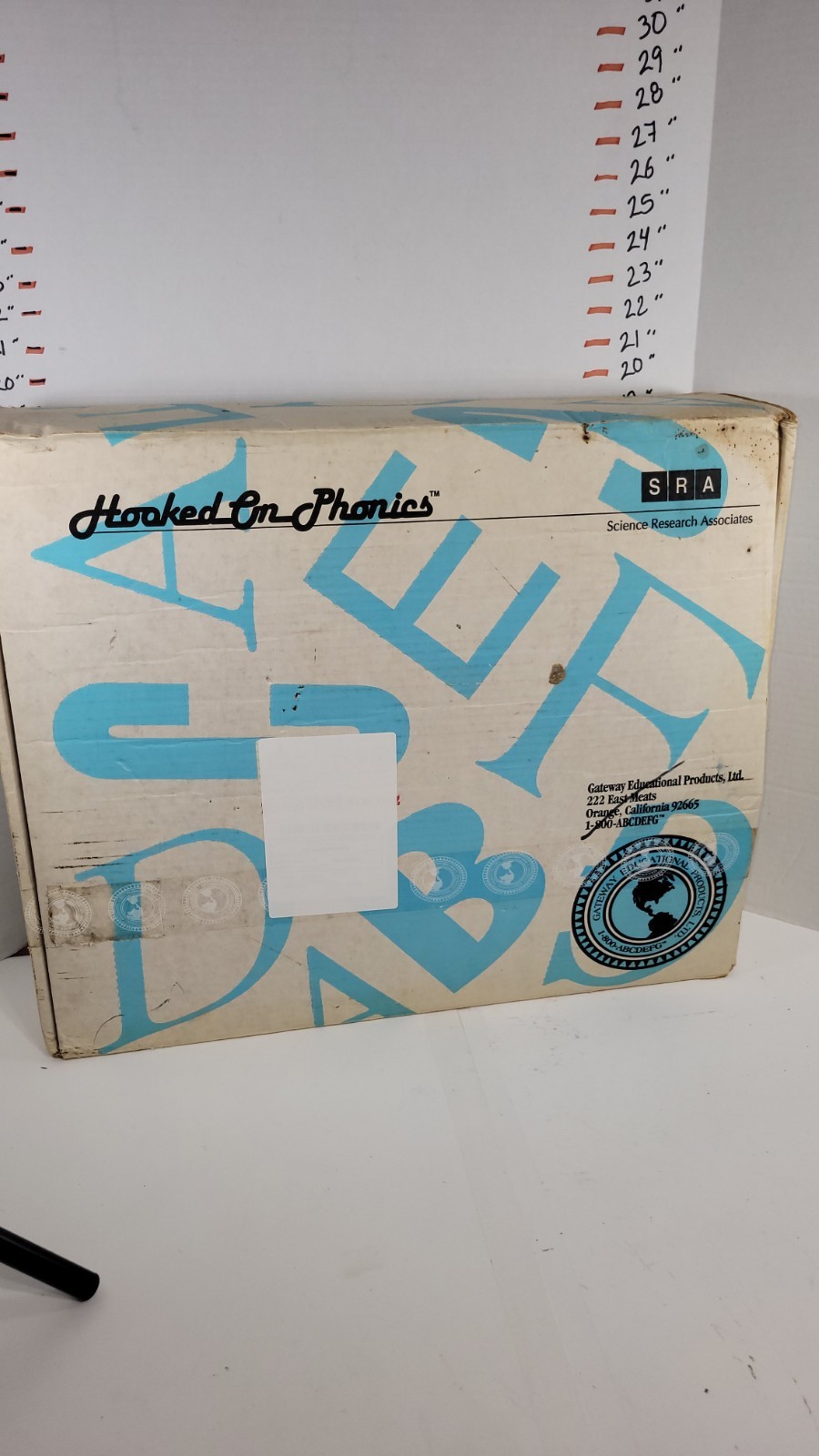 Vintage Hooked On Math Box Set (1992), Cassettes, Workbooks, Flash Cards- Used