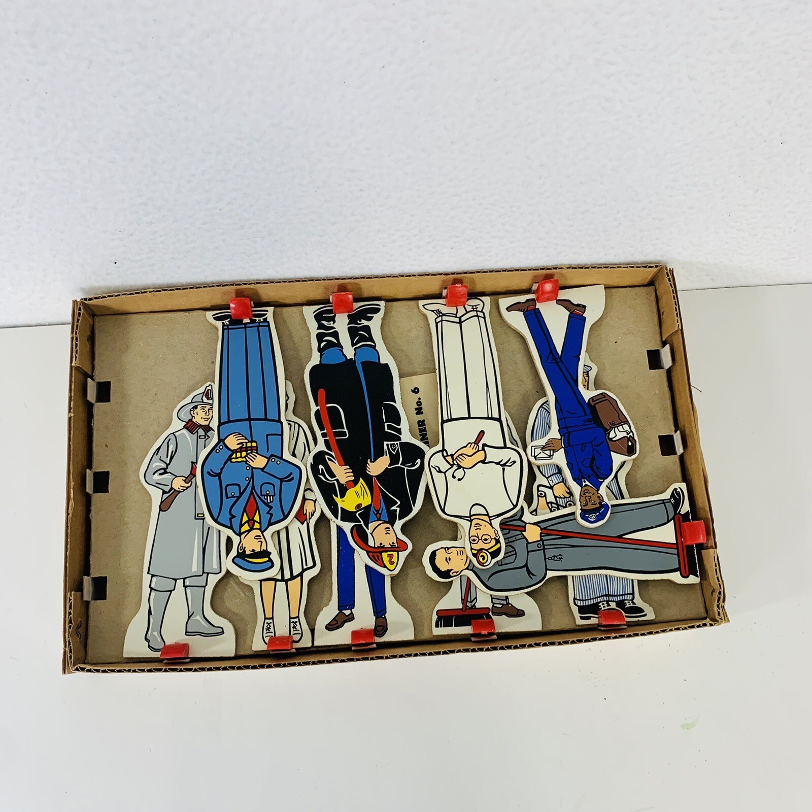 VTG Judy Story Set Of 10 Community Workers Stands Educational Collectibles 60s