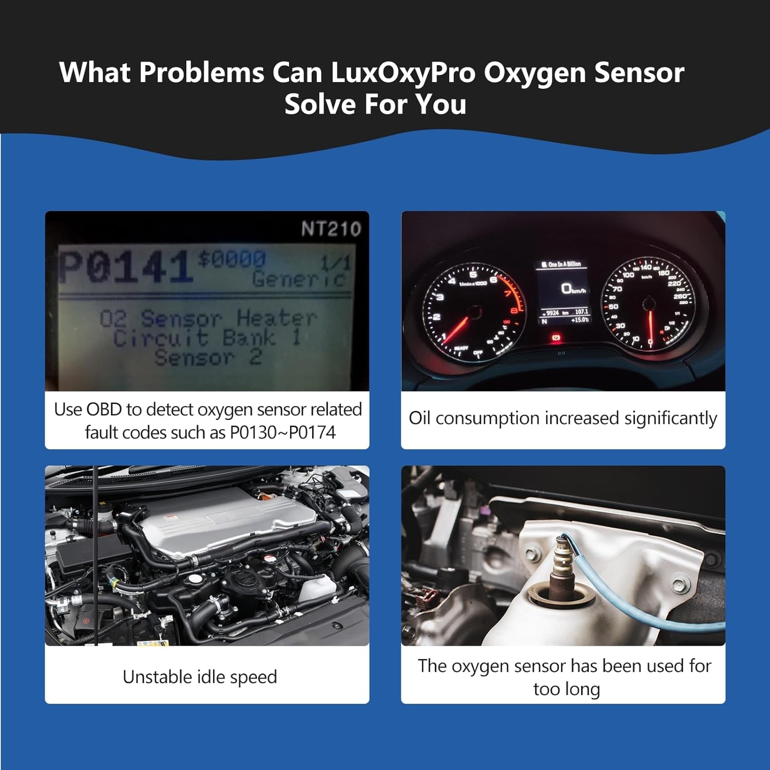 Ford Upstream and Downstream O2 Sensor for F150 F250 F350 F550 E150 Oxygen