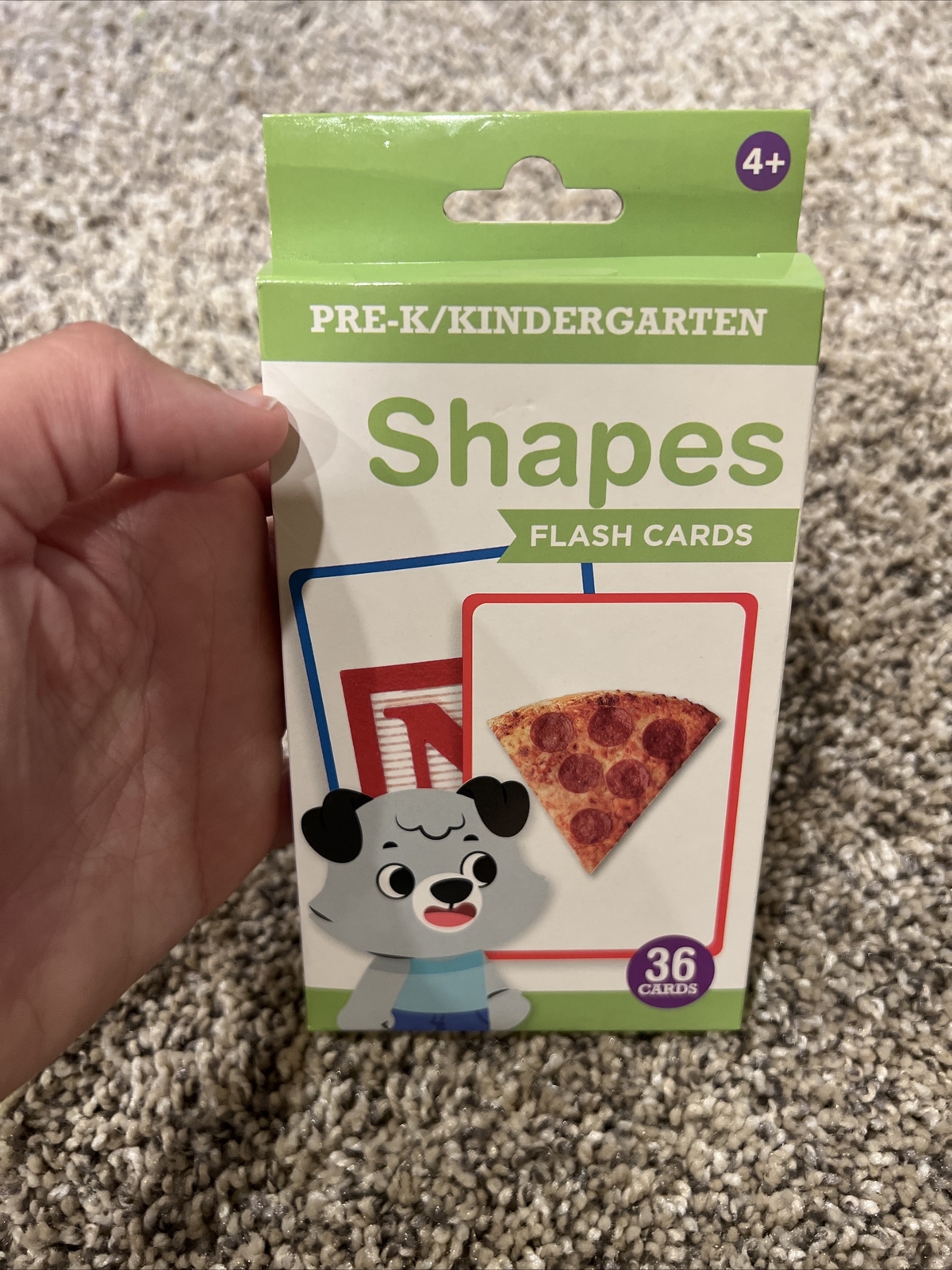Flash Cards For Kids Toddlers Learning Educational Toys 4+ Year Olds- Shapes