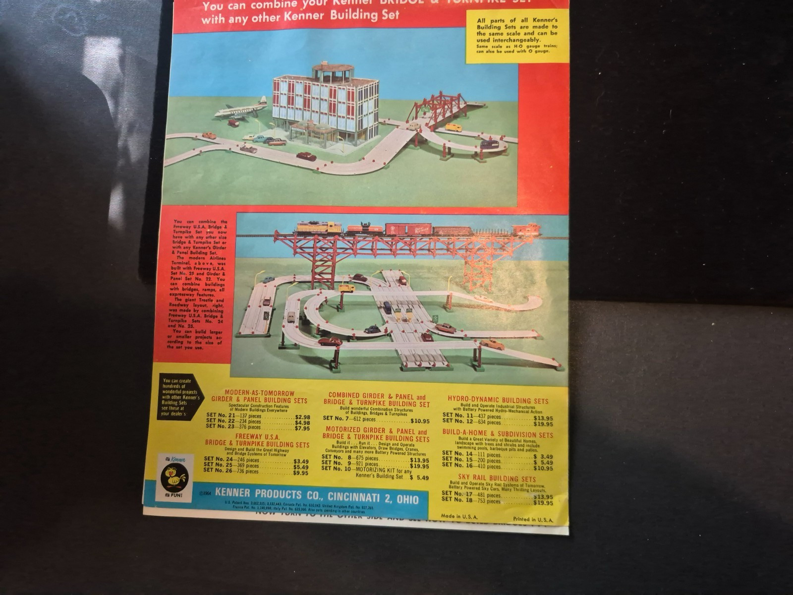 kenner’s freeway U.S.A.BRIDGE & TURNPIKE PLANNING BOOK# 24 1964 ekim