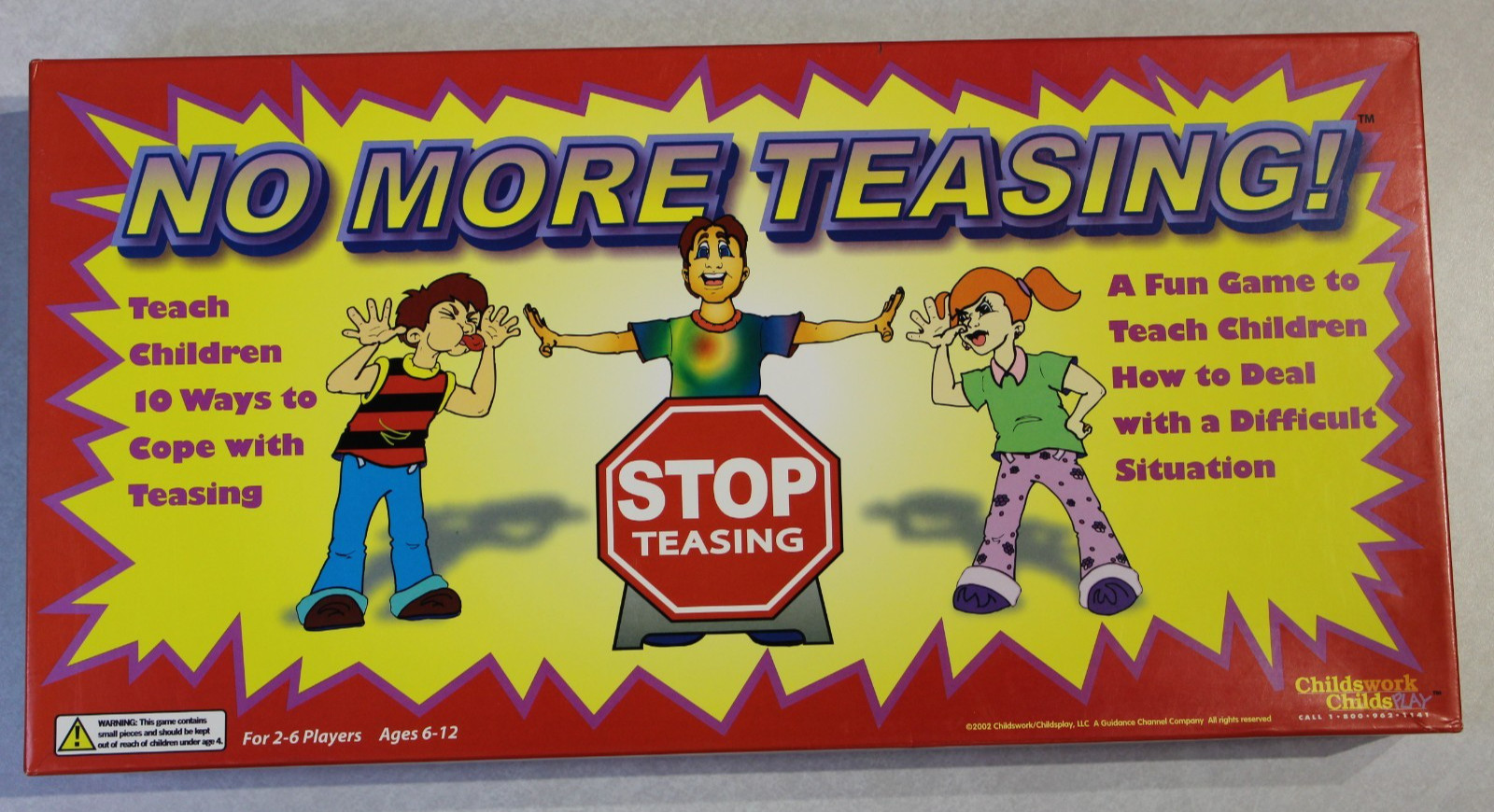 Homeschool Childswork/Childsplay No More Teasing Student Interactive Board Game