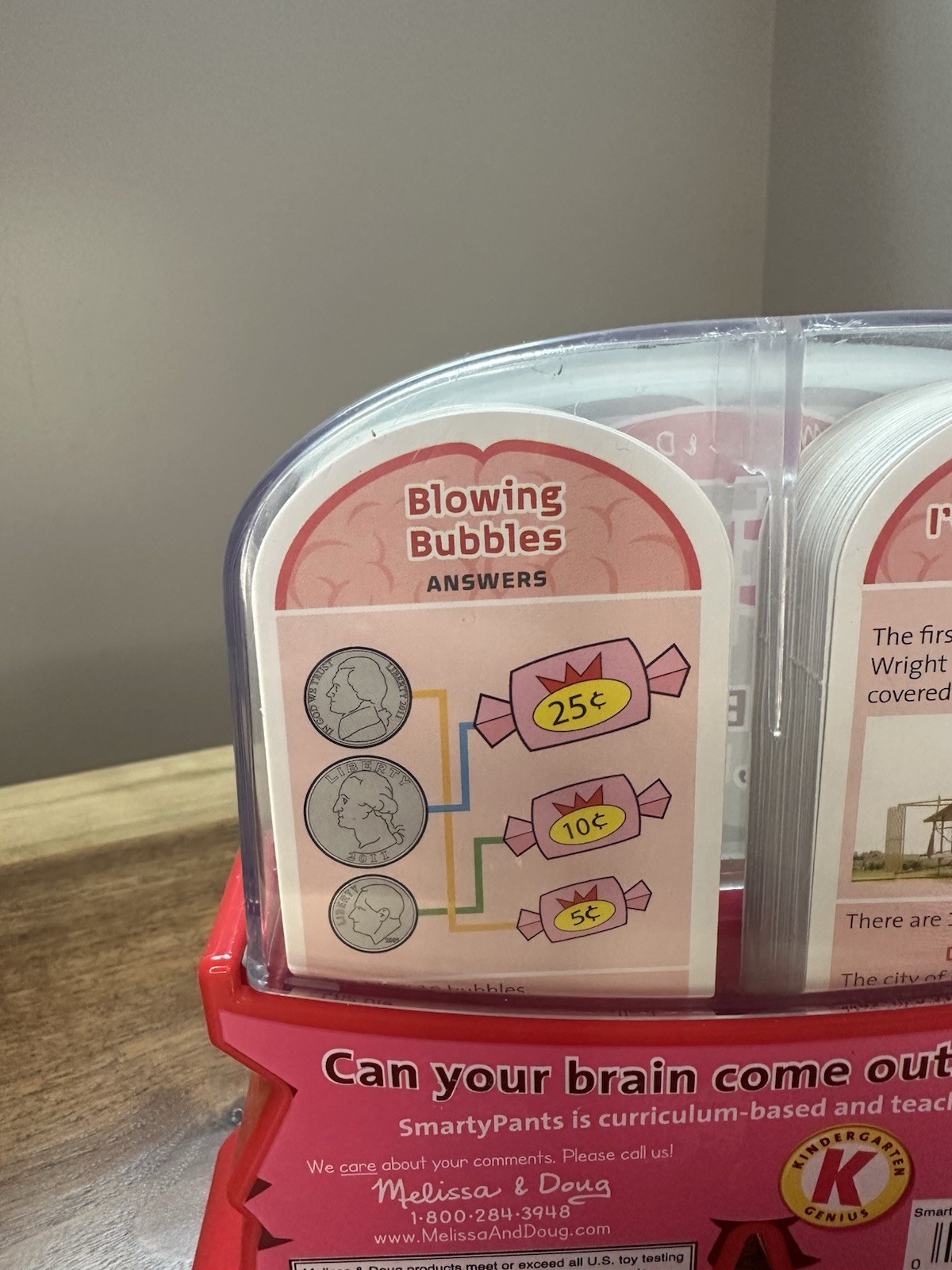 Melissa & Doug SmartyPants Kindergarten 120 Brain-Building Cards #5071