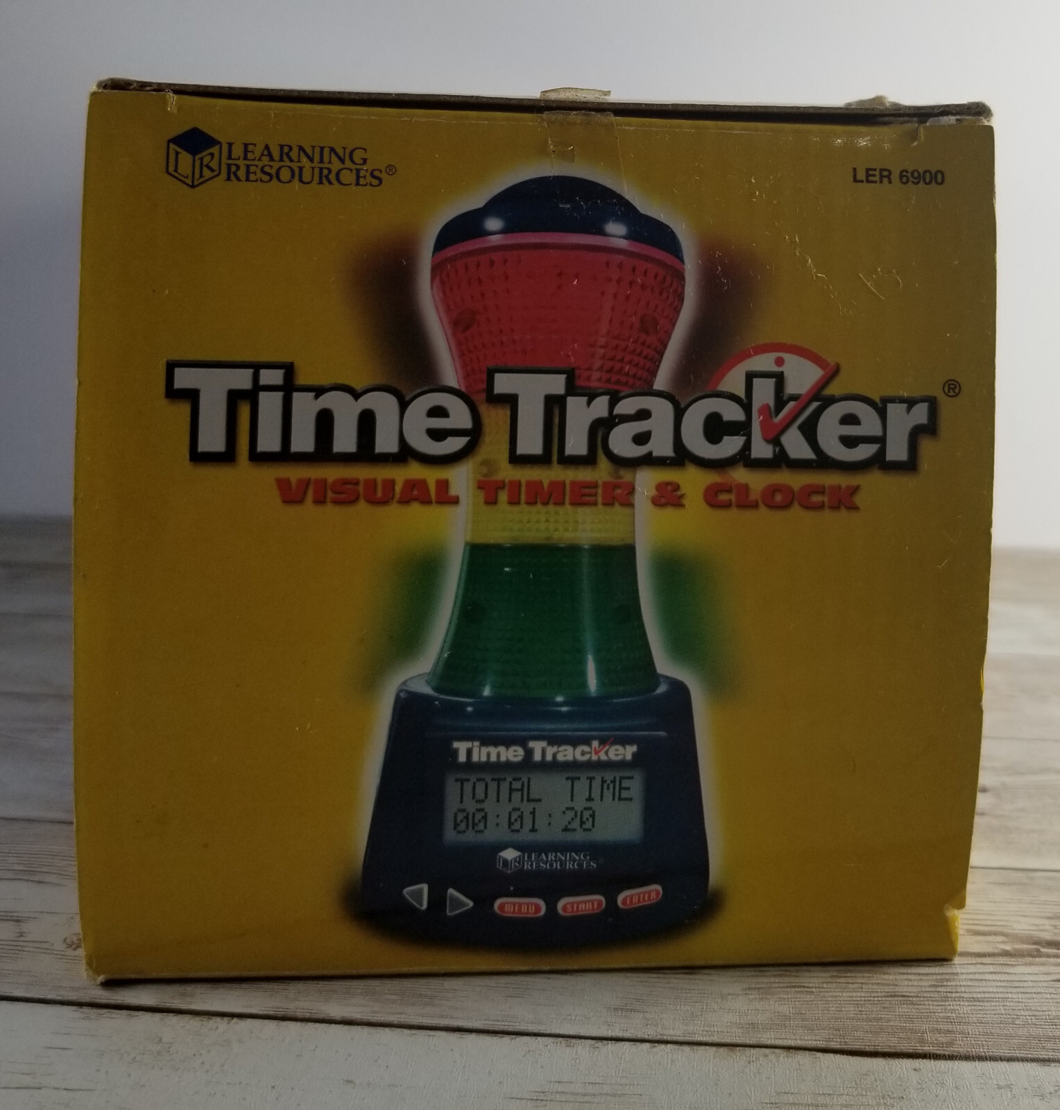 Learning Resources Time Tracker Visual Timer & Digital Clock with Lights & Sound