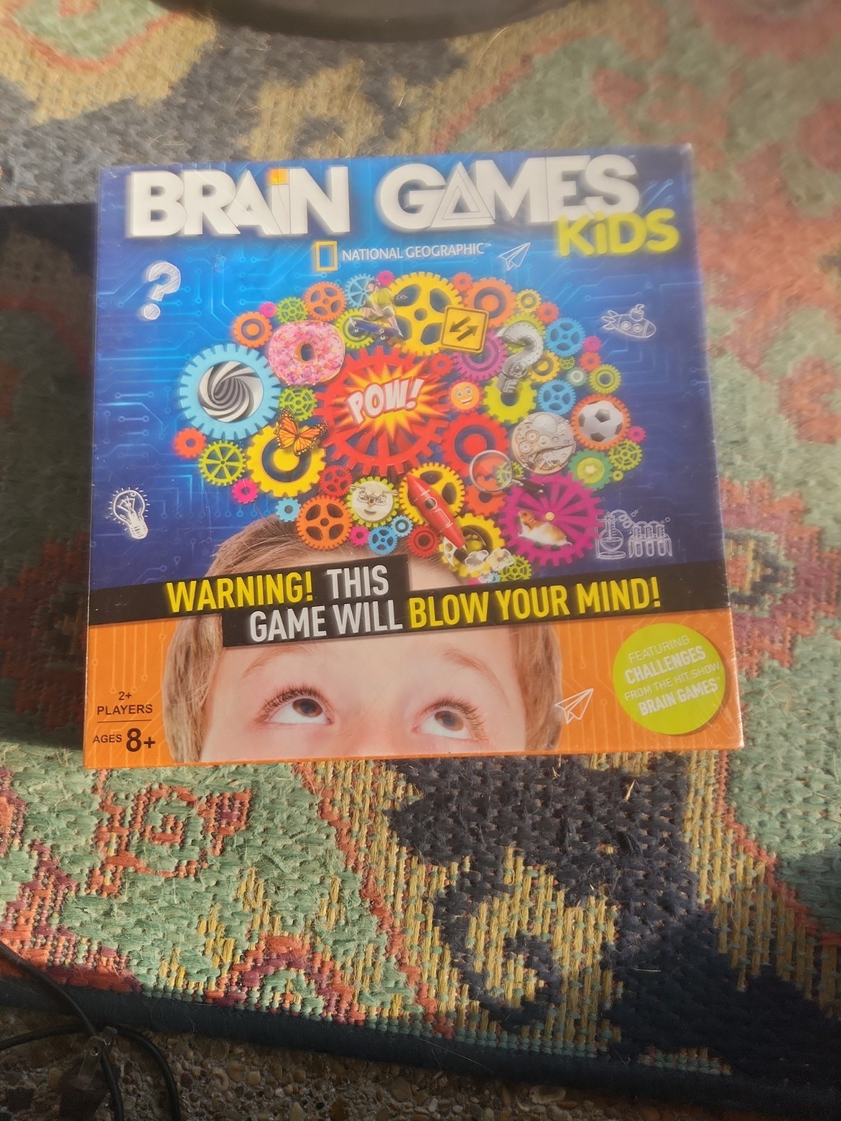 BRAIN GAMES KIDS NATIONAL GEOGRAPHIC AGES 8+ New In Box Sealed