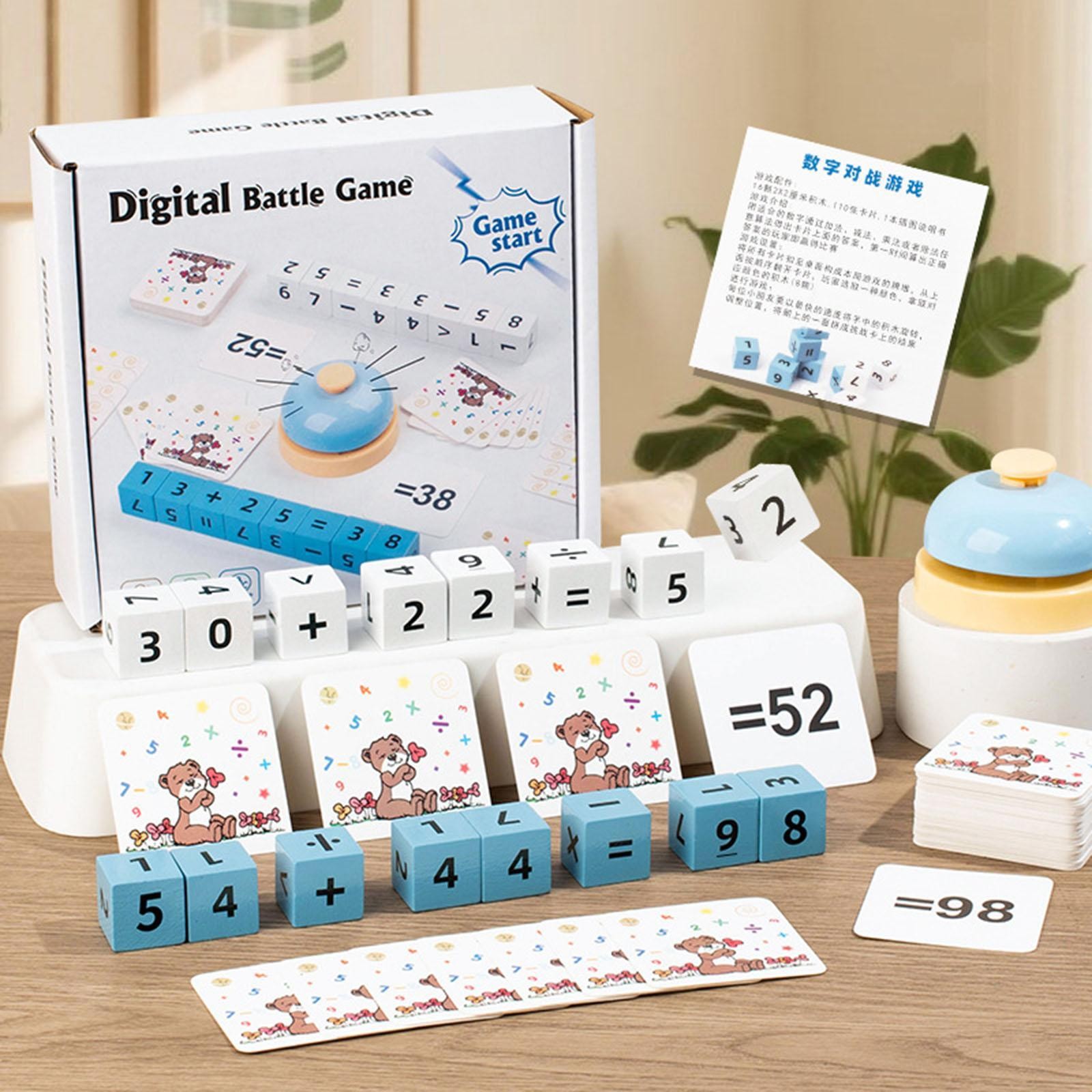 Math Learning Toy Reusable Preschool Educational Toy for Kids Birthday Gifts