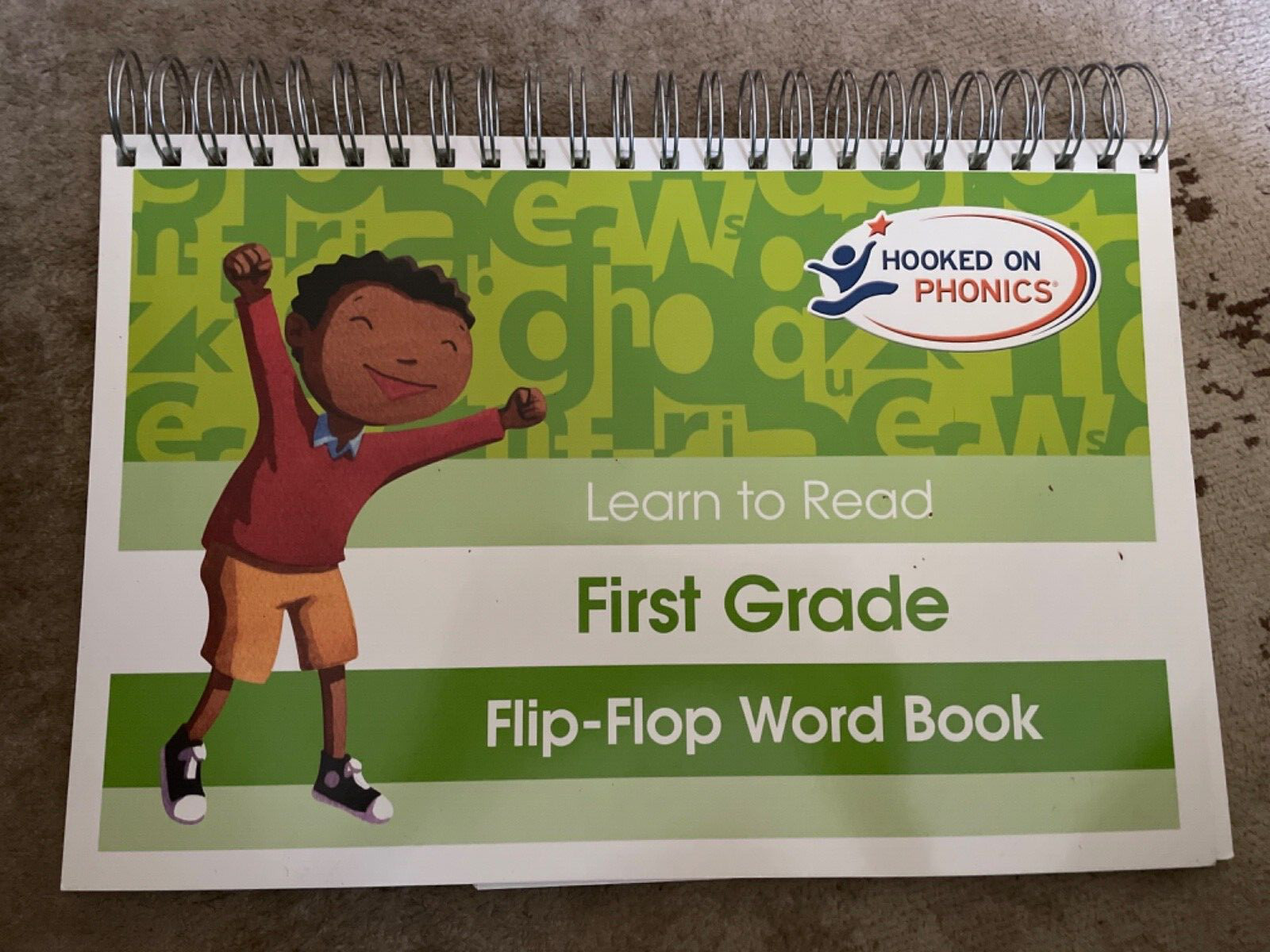 Hooked On Phonics book FIRST GRADE Flip-flop Word Book LEARN TO READ HOP 1st