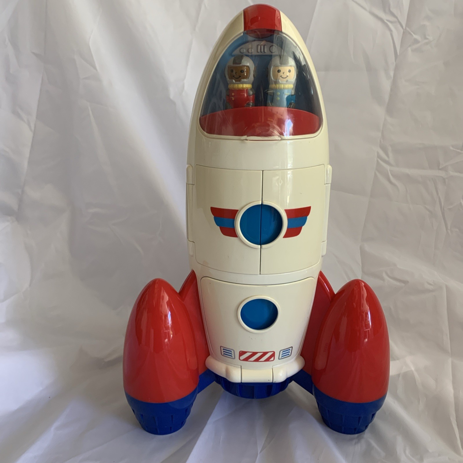Lakeshore Learn & Play Explore Rocket Space Ship Toy + 2 Astronauts & Rover