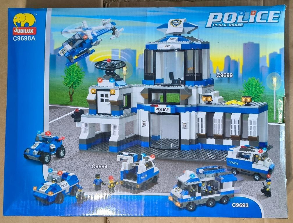 NEW Jubiux Police Public Order C9698A Kids Block Building Educational 3D Puzzle