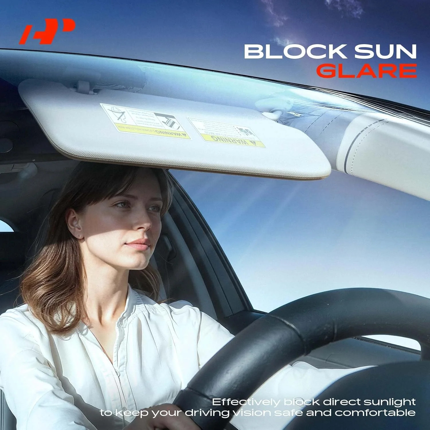 A-Premium Driver Left Side Sun Visor Compatible with Nissan Sentra 2013 2014 201