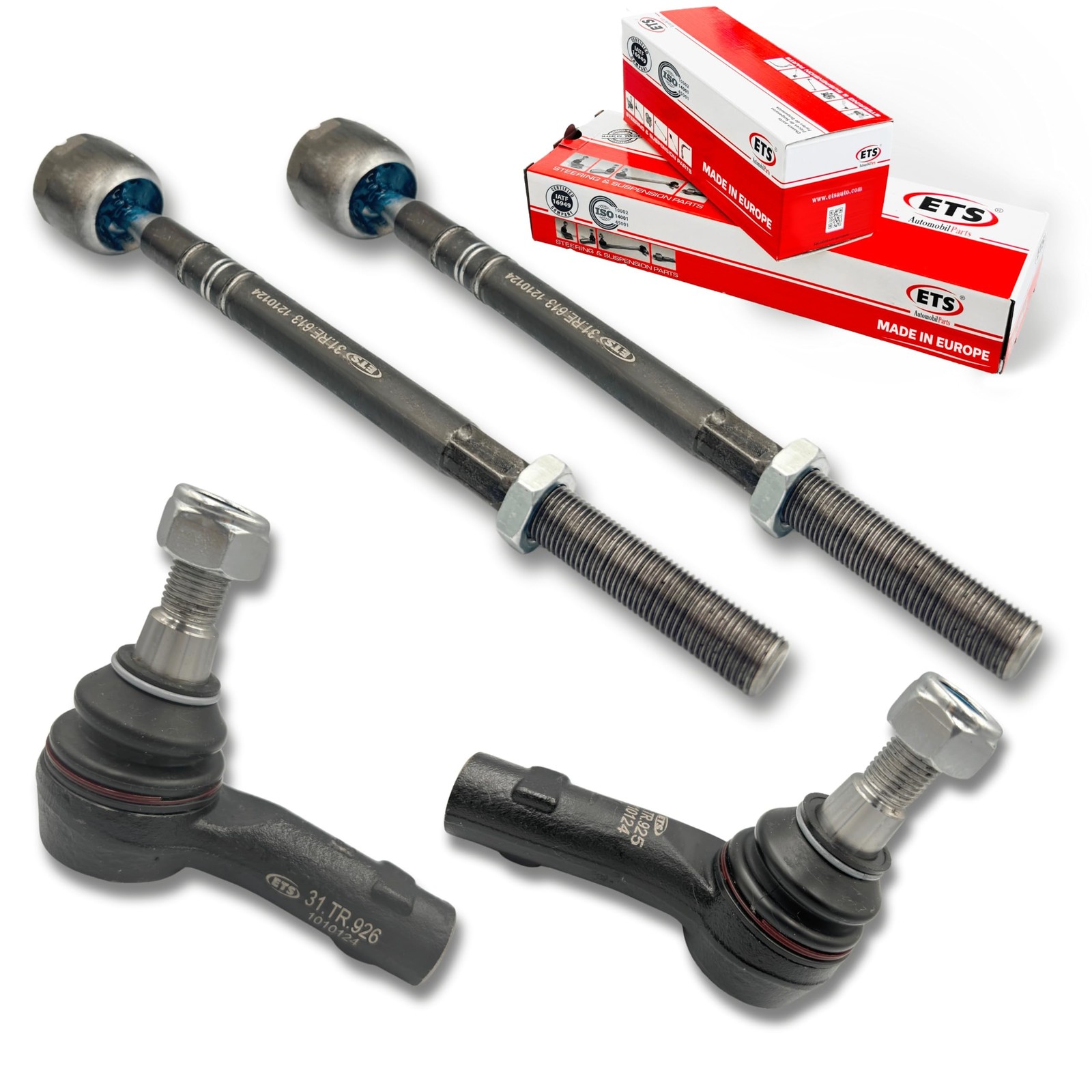 ETS 4Pc Inner Outer Tie Rod End Kit ES800655, ES800656, EV801090 Fits 2007-20…