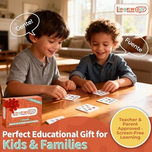 Spanish Learning Card Game for Kids | 9 Fun Ways to Play with Audio | Bilingual