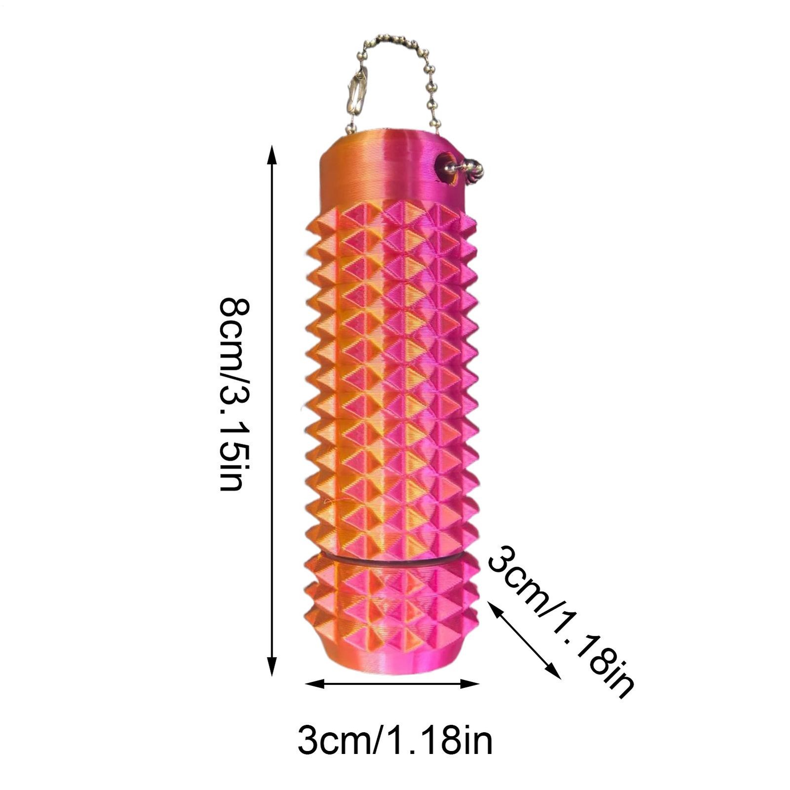 Spiky Grippie Stim Keychain Comfortable Tool Unique Key Hanging Ornament