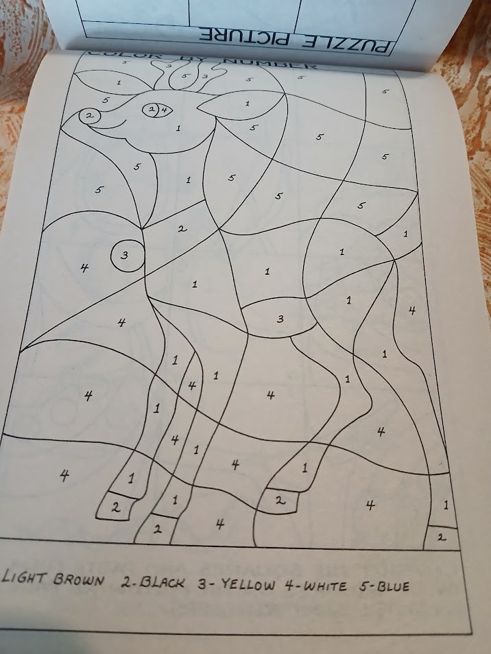 #1 Christmas Activity Pad Mazes Coloring Games Color By Number Make A Puzzle New