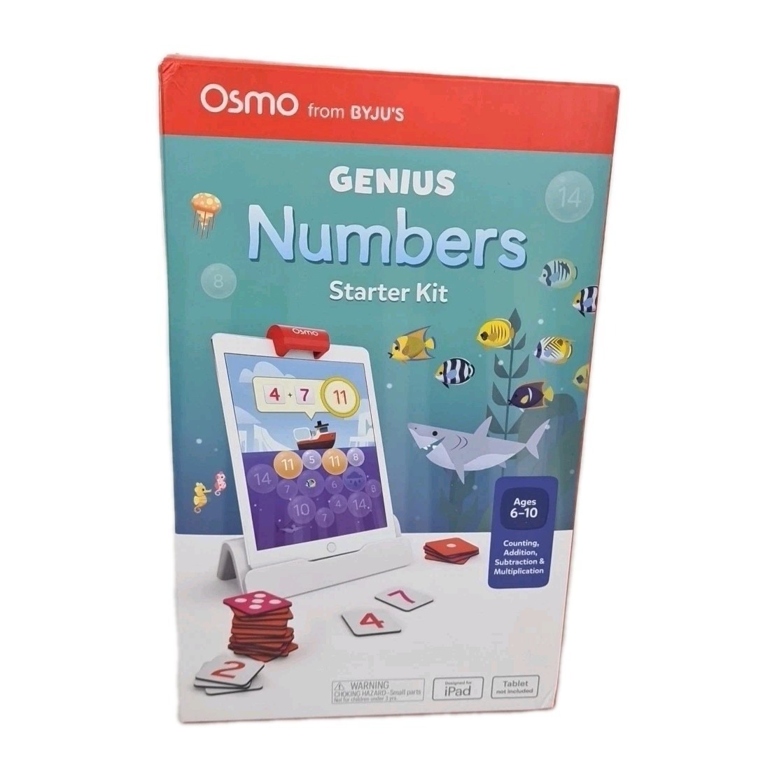Osmo Genius Number Starter Kit for iPad Educational Learning Game Ages 6-10 Kids