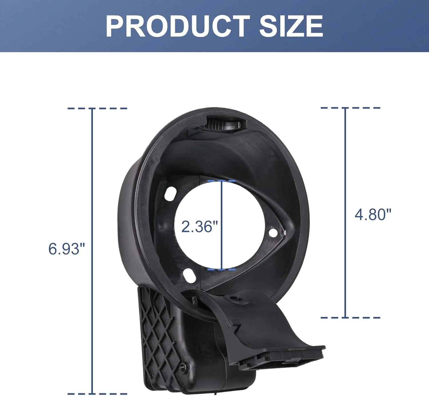 JDMSPEED New Fuel Filler Gas Cap Door Lid Housing 4L3Z9927936BA Replacement For