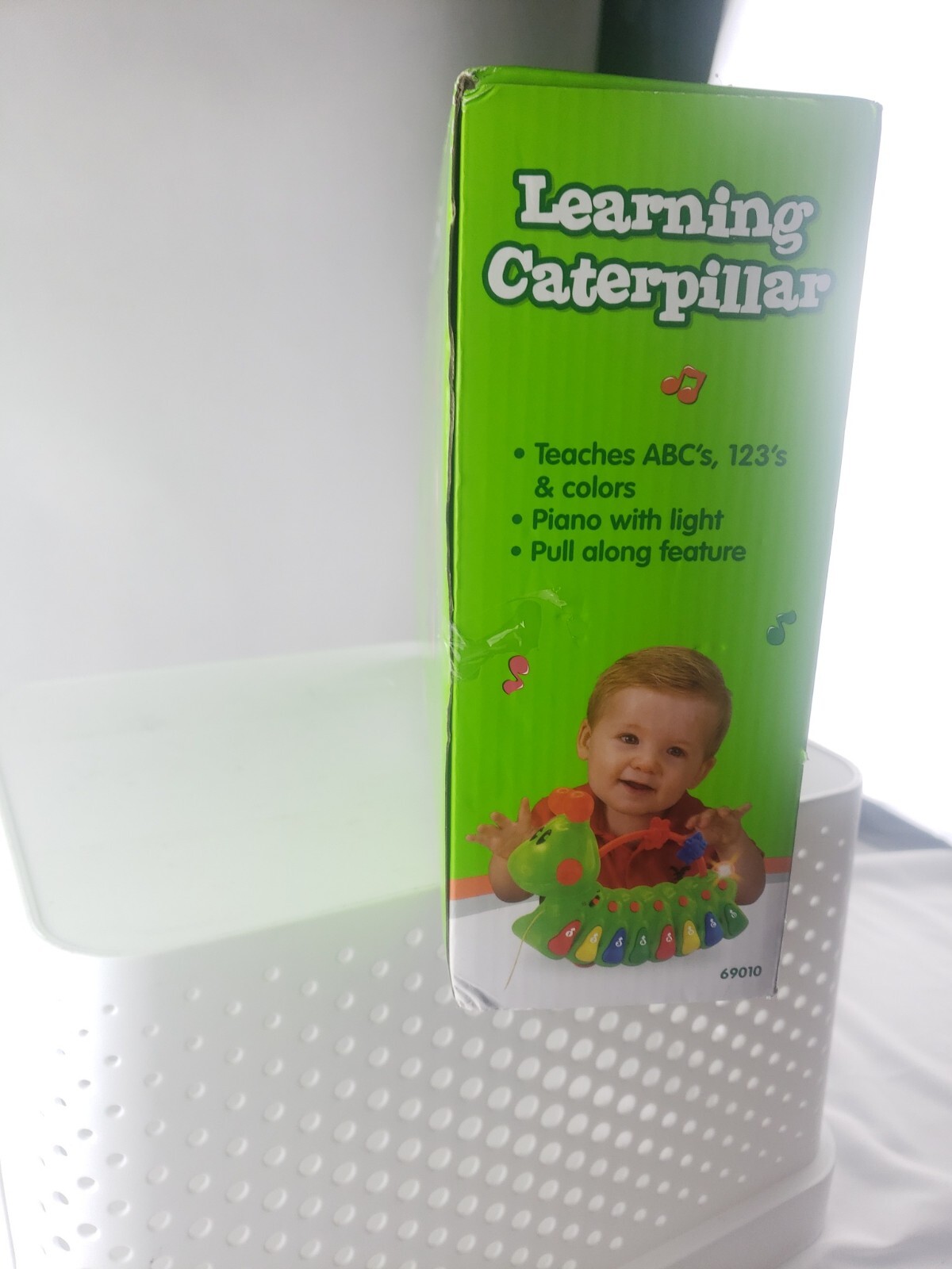 Learning Caterpillar 12M+ Teaches ABC’s 123’s & Colors Piano with light New