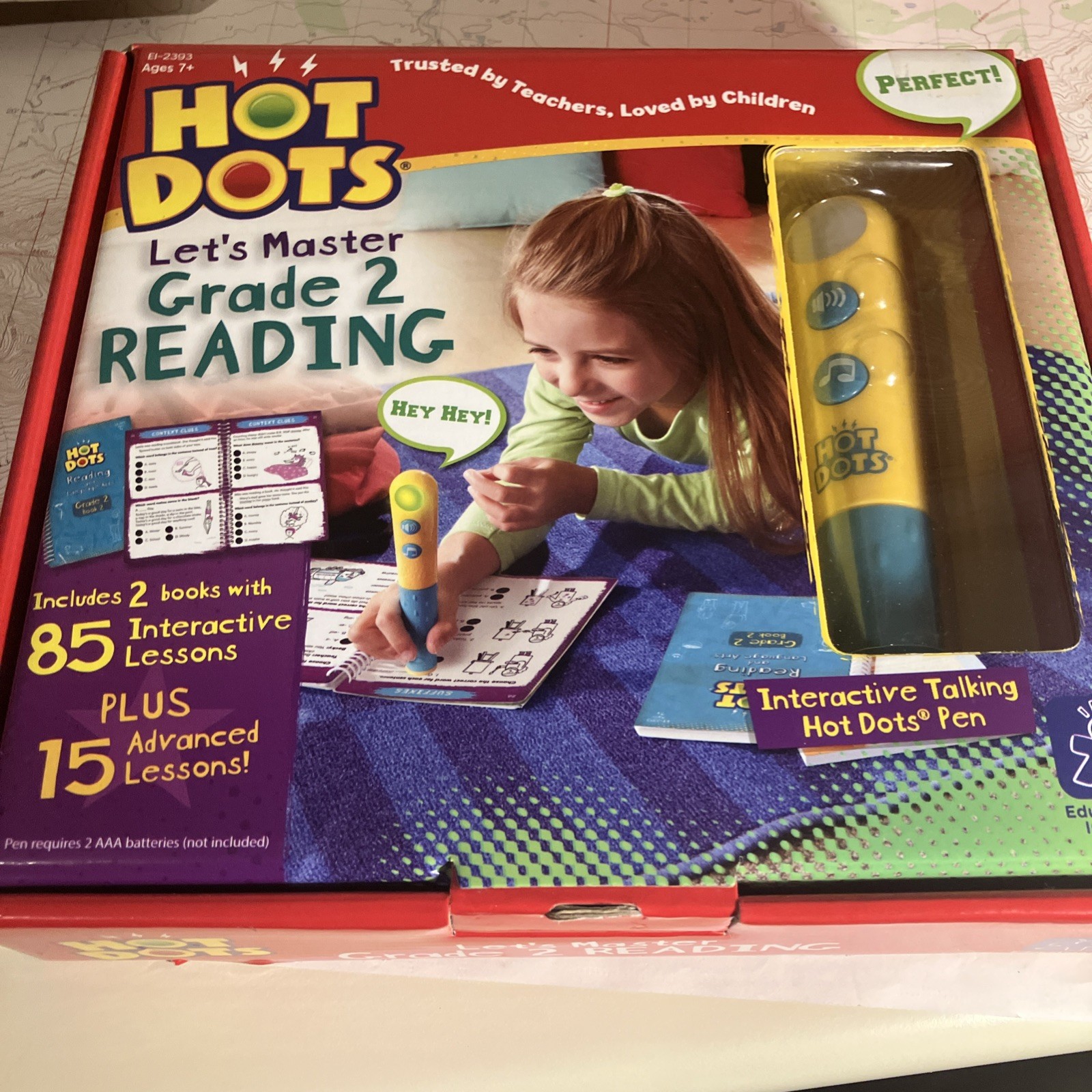 Hot Dots Let’s Master 2nd Grade ReadingInteractive Talking Pen Homeschool Summer
