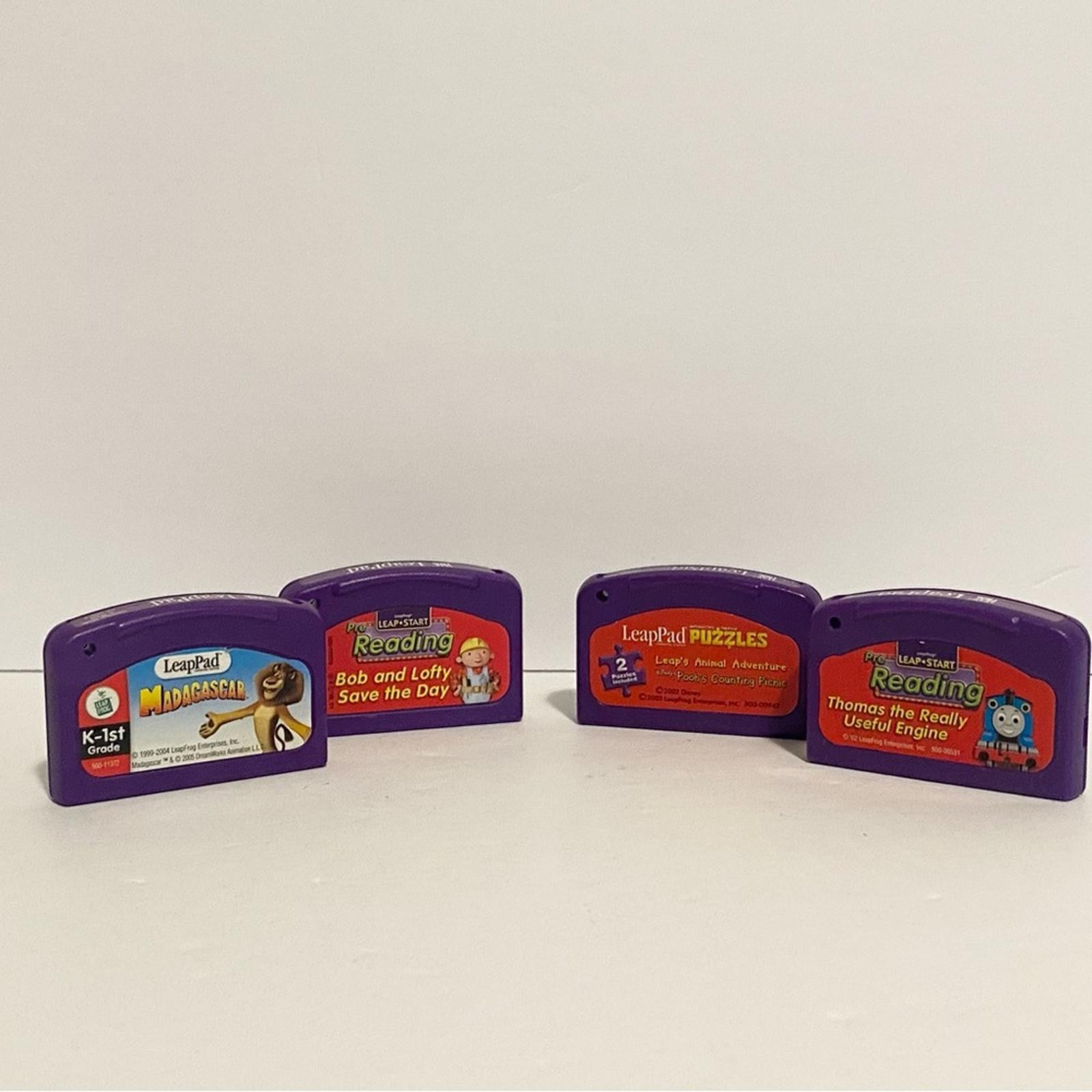 LEAP FROG Learning System Purple Lot of 4