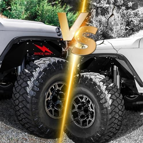 for Wrangler JK Front and Rear Inner Fender Liners Compatible with 2007-2018