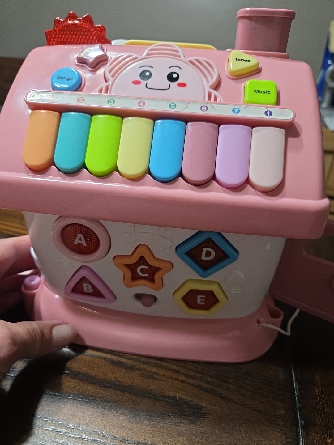 Interactive Toy House Number Pad Telephone Abacus Busy Board Learning Very Neat