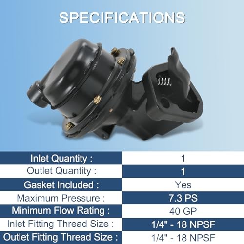 Mechanical Fuel Pump Compatible with Chevrolet 327, 409, 400, 348, 307, 305,