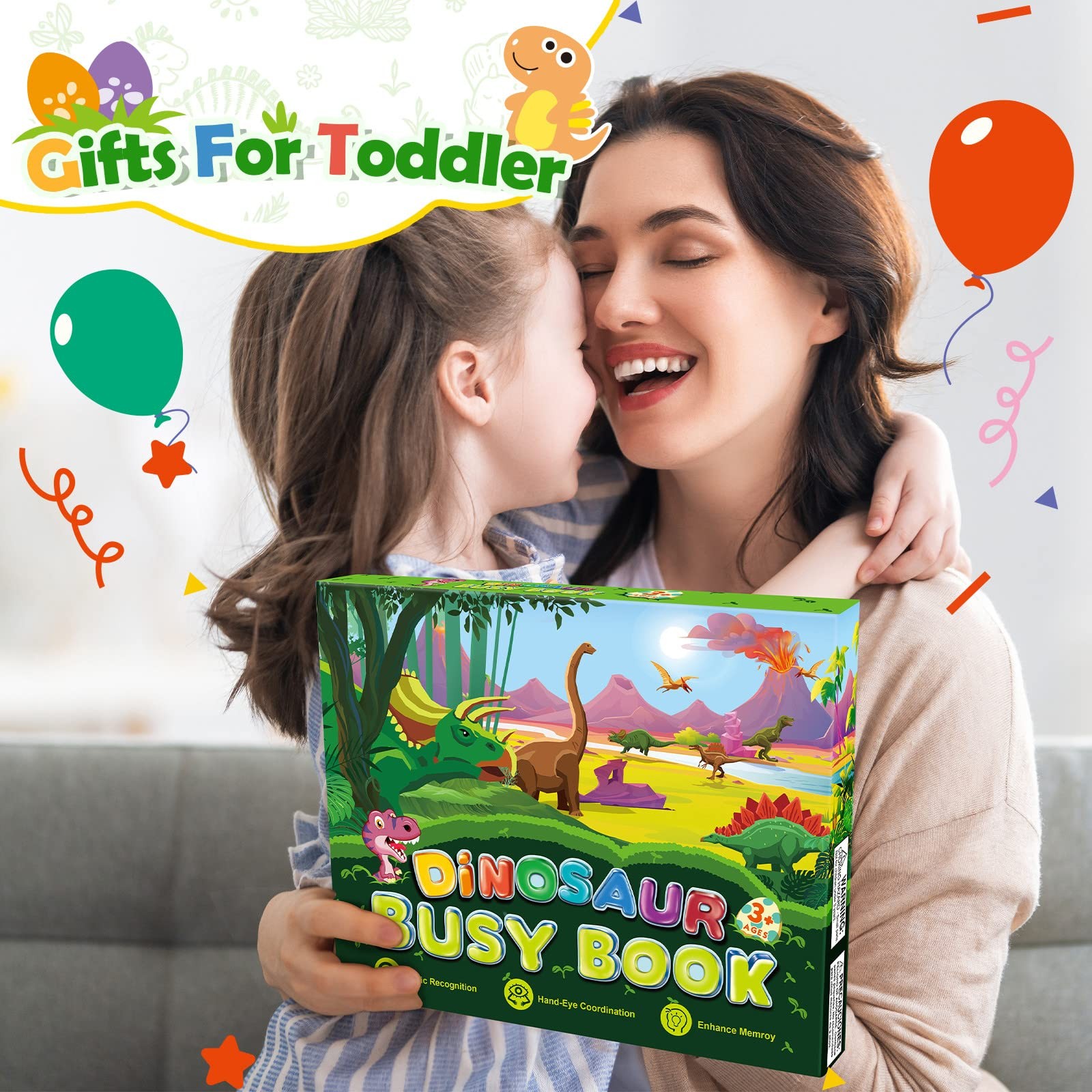 Dinosaur Toys for Kids 3-5, My Preschool Busy Book Montessori Toys for 3 4 5 …