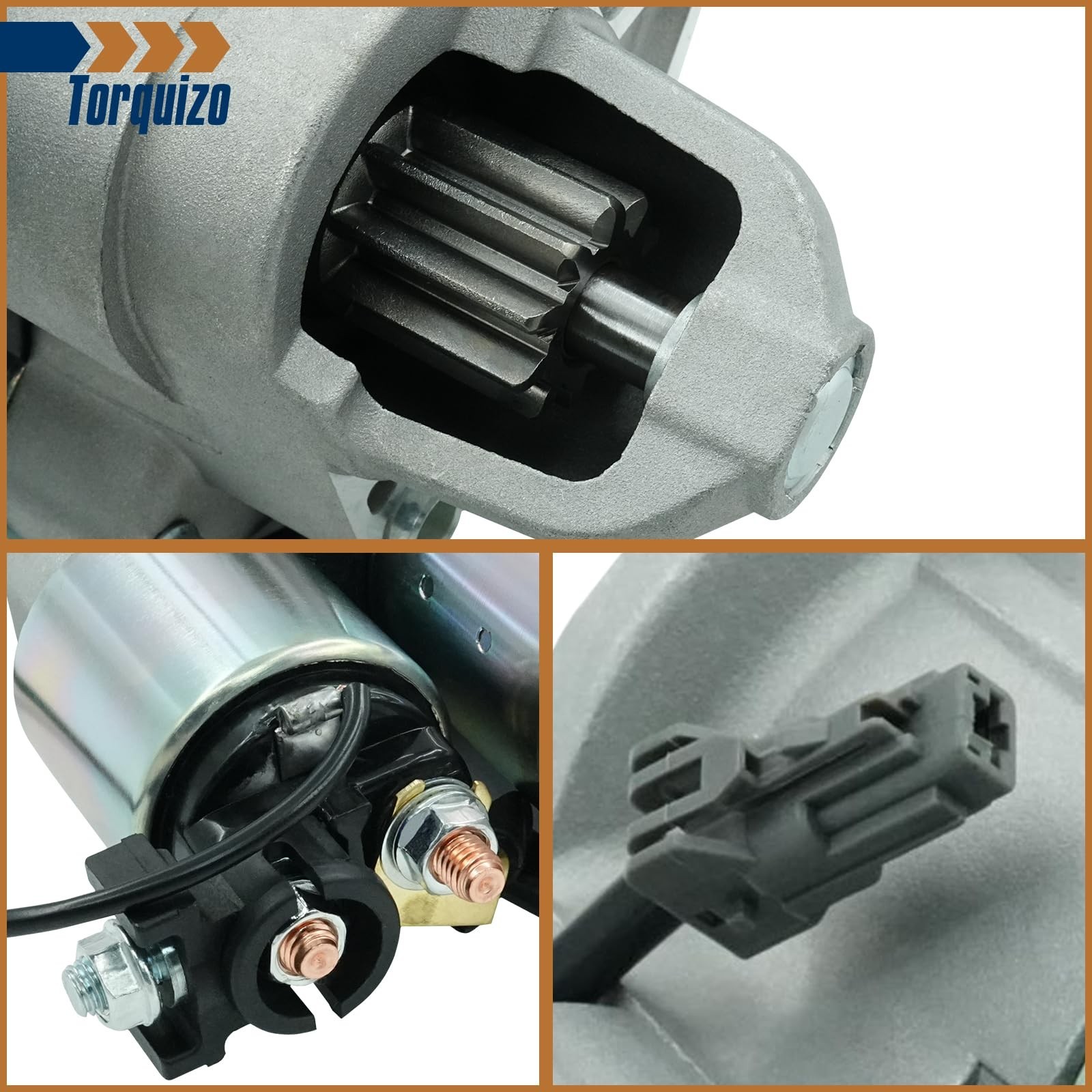 Starter Motor Compatible with Nissan 370Z 2009-2019 Infiniti G25 G37 Q40 Q50 …