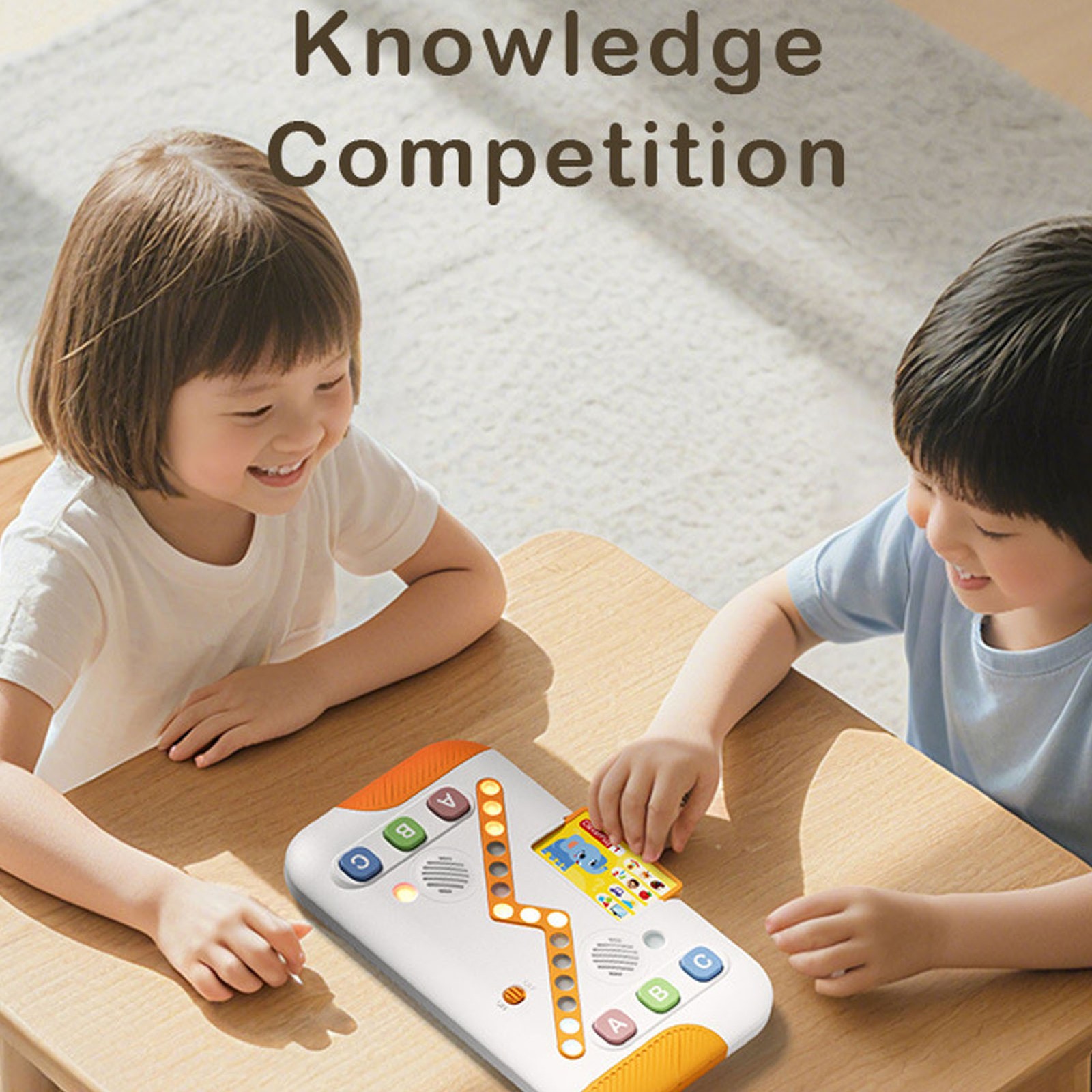 1-Interactive Quiz Card Reader Educational Flashcard Machine For Kids 3-6