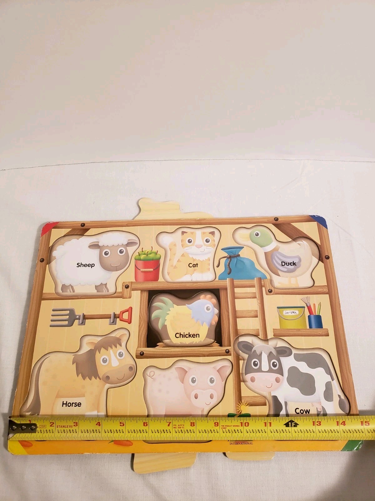 The Learning Journey My First Lift & Learn Puzzle – On the Farm: 7 Pcs