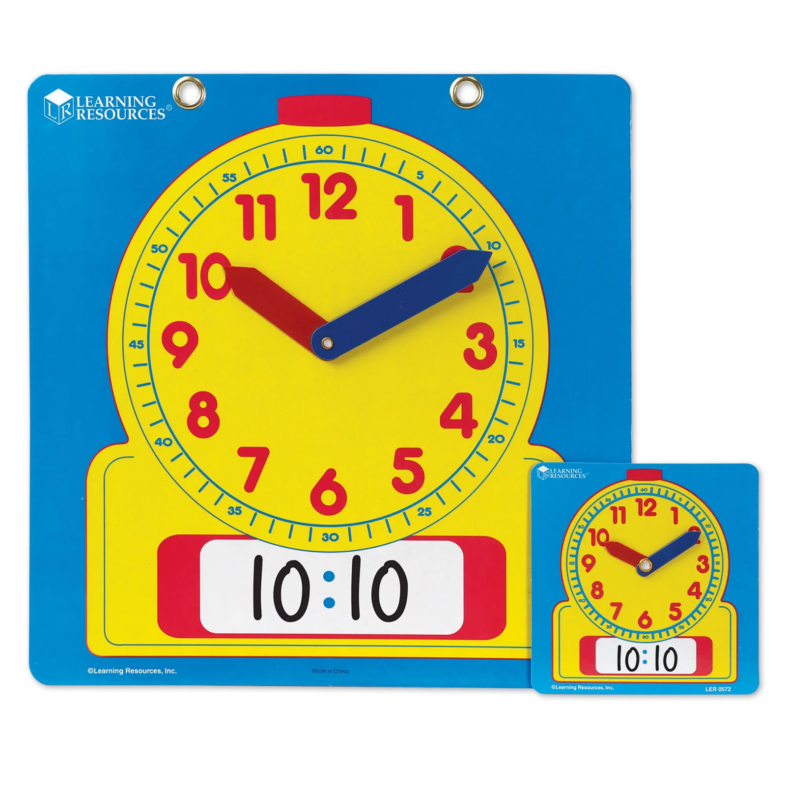 Write – On/Wipe – off Clock Classroom Set, Grades Preschool – 9 (LER0575)