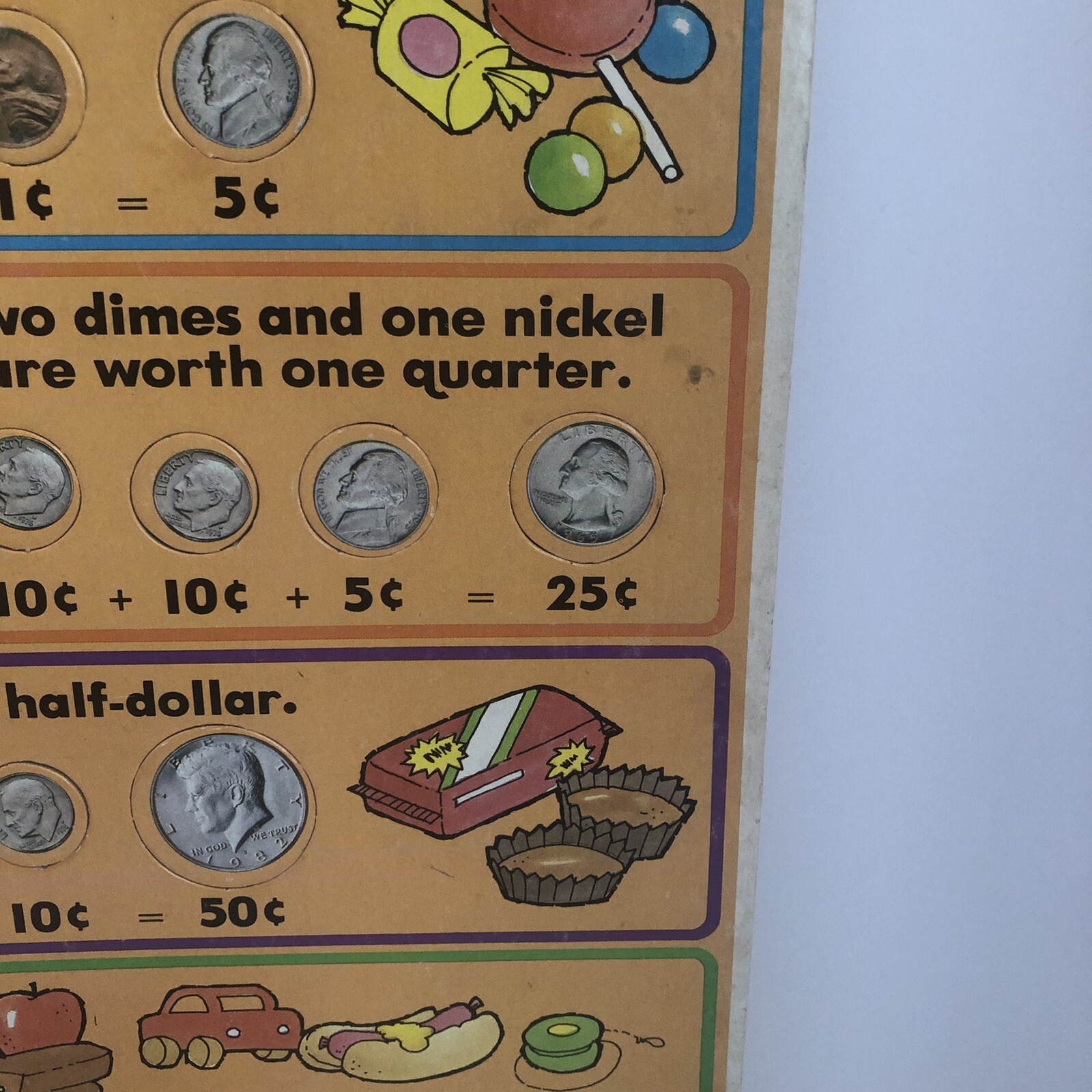 1985 Vintage Golden Step Ahead Learning Puzzle Fun with Money 4739-1