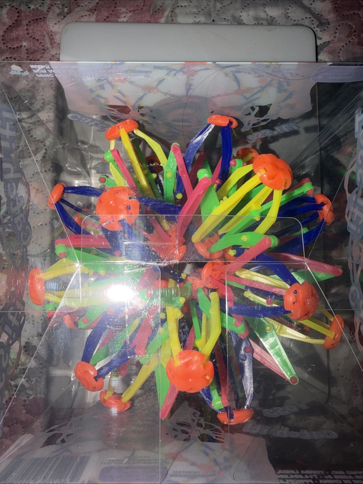 Sphere NEON Super Expanding 5” to 9” Toy Ball New In Box