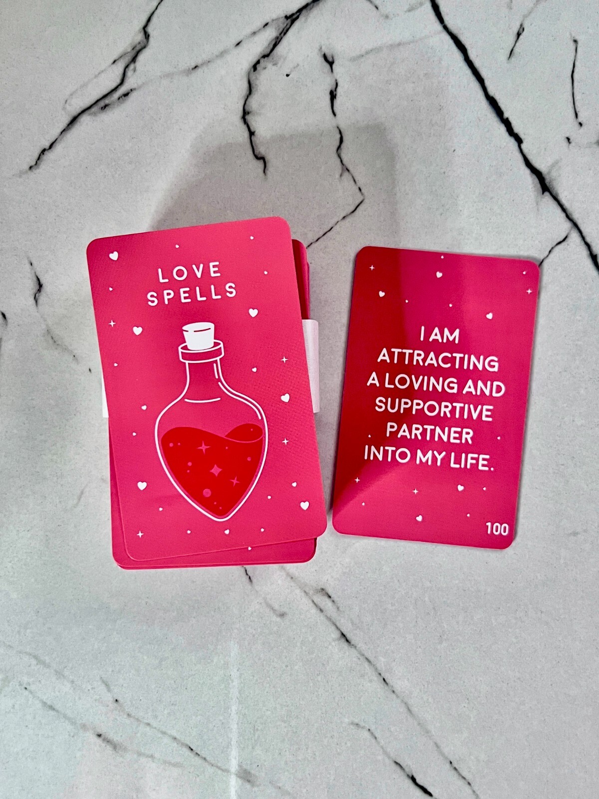 Love Spells Set of 100 Cards To Spark Romance into your Life with these Rituals