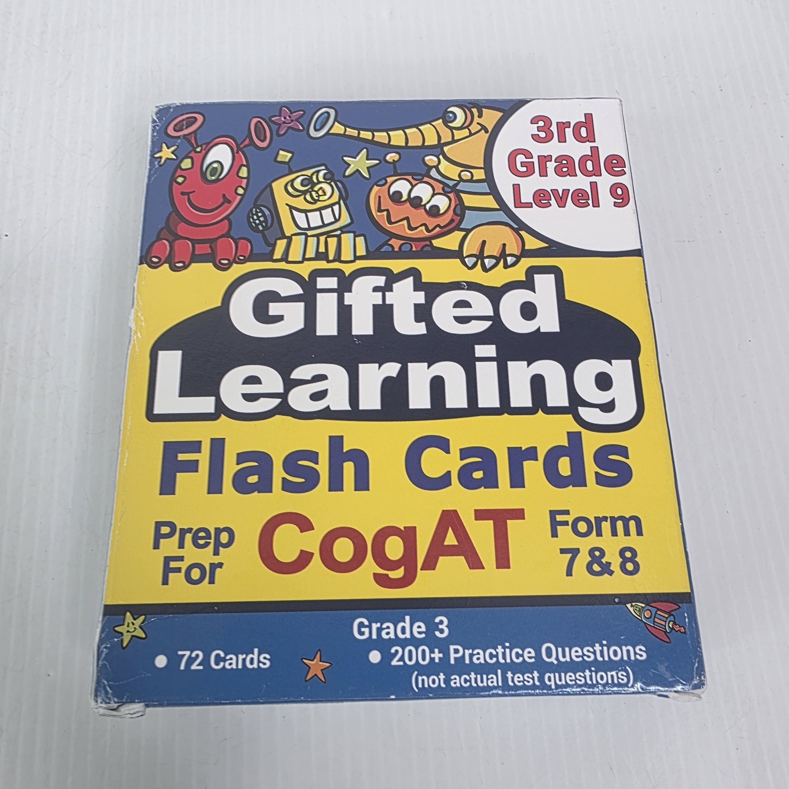 Gifted Learning Flash Cards 1st & 2nd Grade General Knowledge & 3rd Grade CogAT