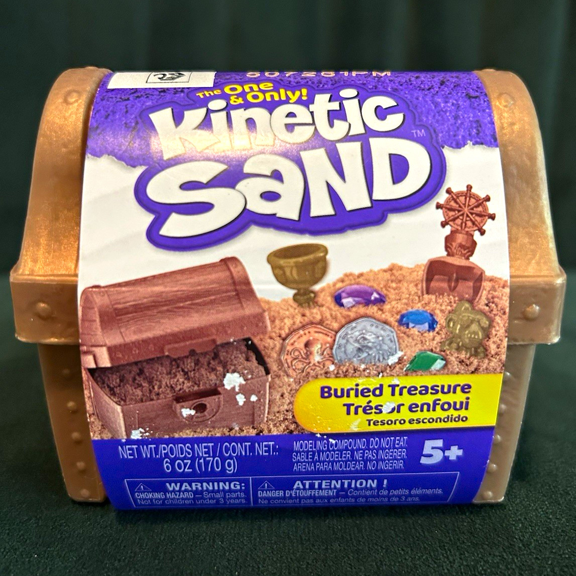 Kinetic Sand Buried Treasure Pirates Brown Sand 6 oz (170 g) Ages 5-7