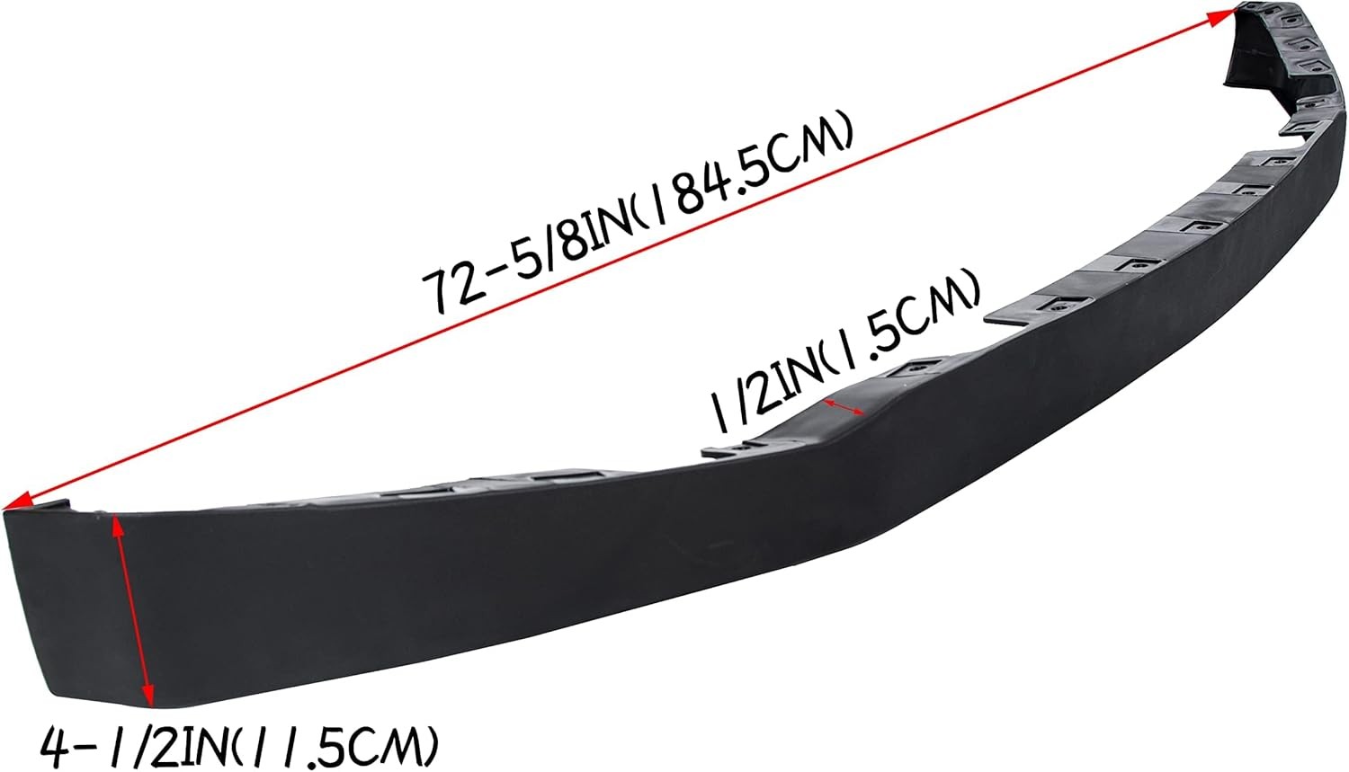 Front Lower Bumper Valance Panel Compatible with 2017 2018 2019 F250 F350