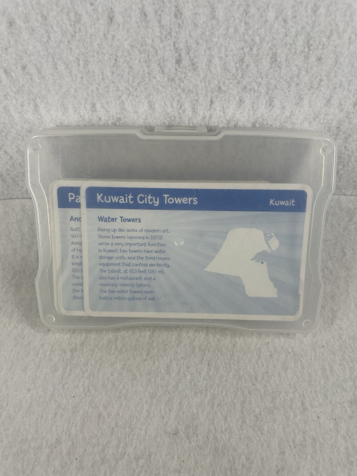 2009 Creative Edge Land Marks Geography Flash Cards 34 Cards Total Used