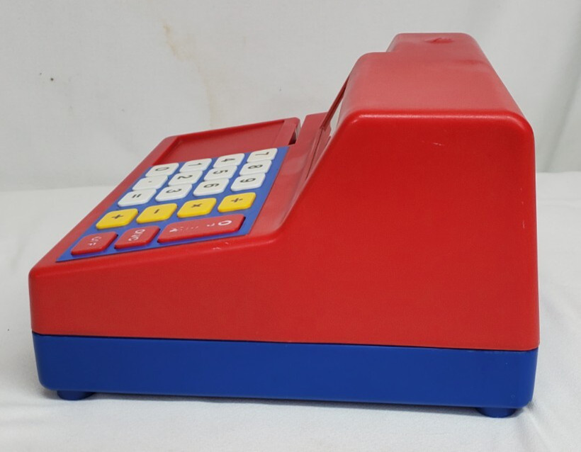 Learning Resources PRETEND & PLAY Calculator CASH REGISTER w Play Money & Card