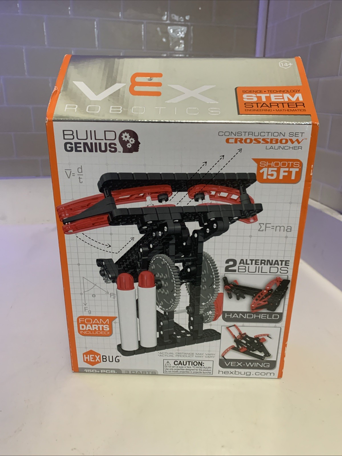 NEW – HEXBUG VEX Robotics Snap Shot Ball Launcher Fun STEM Educational DIY Kit