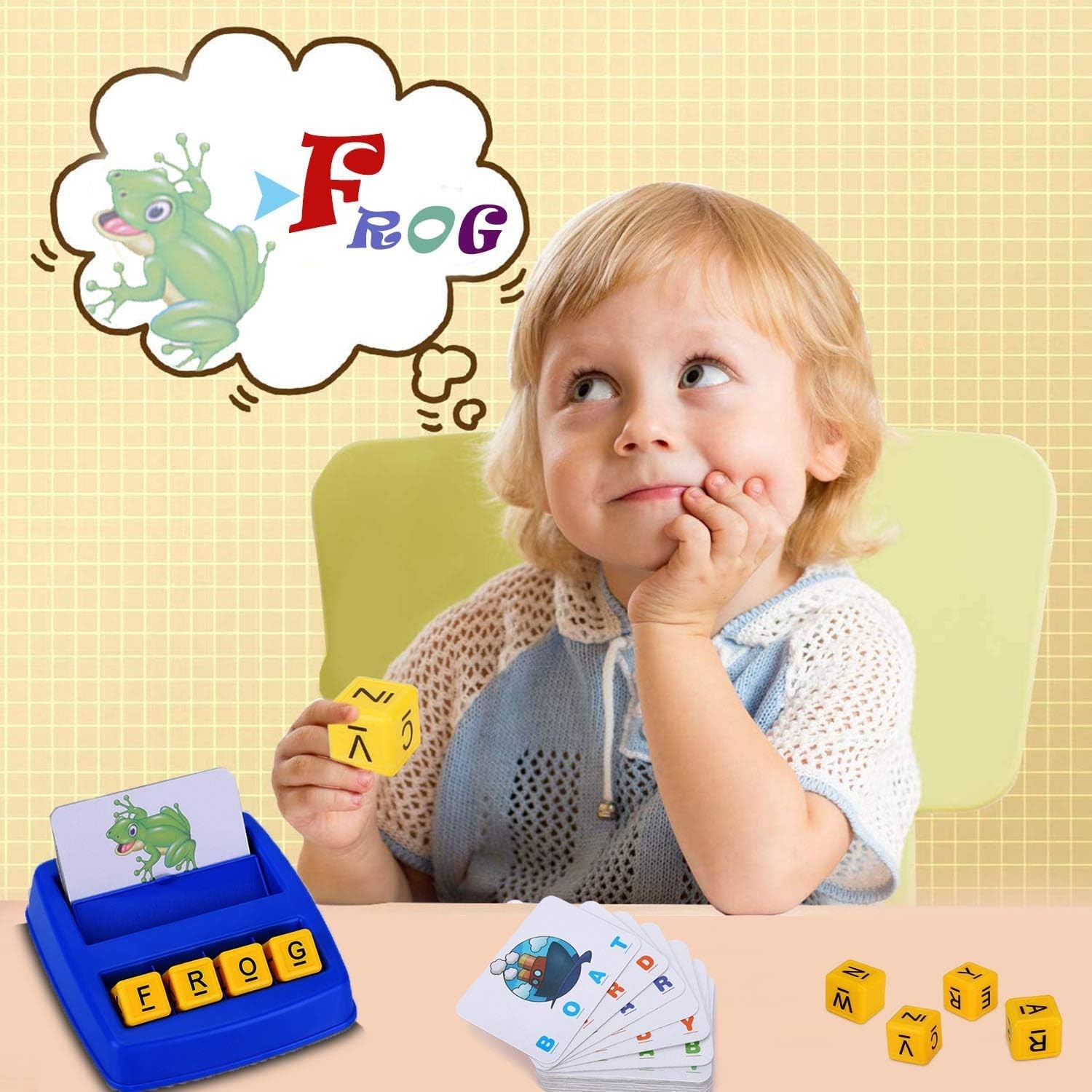 Matching Letter Spelling Games for Kids – Educational Toys for Ages 4-6