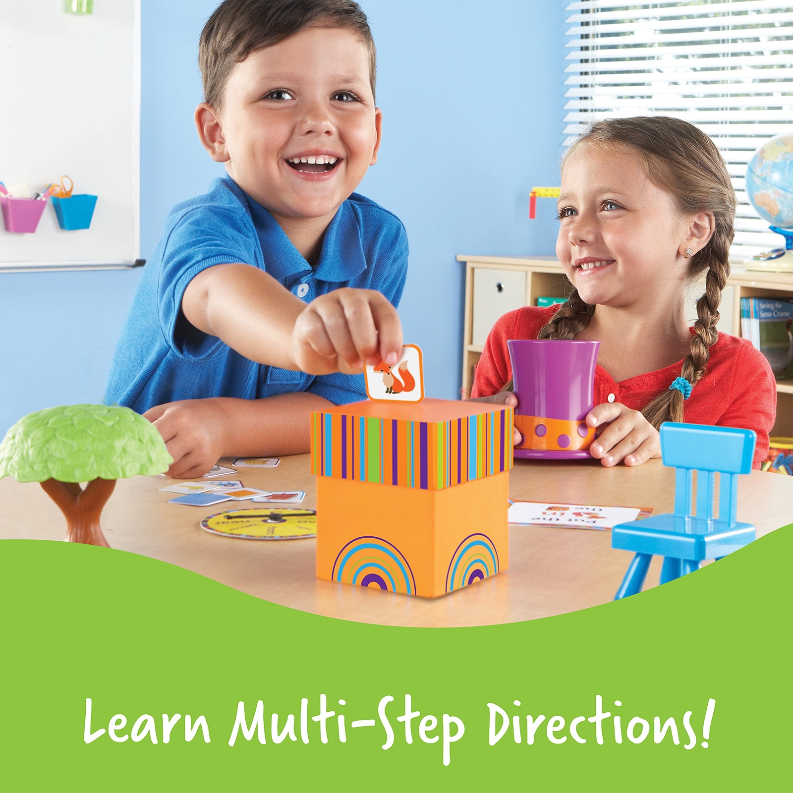 Rhyming Vocabulary Game for Kids Develops Fine Motor Skills and Directions