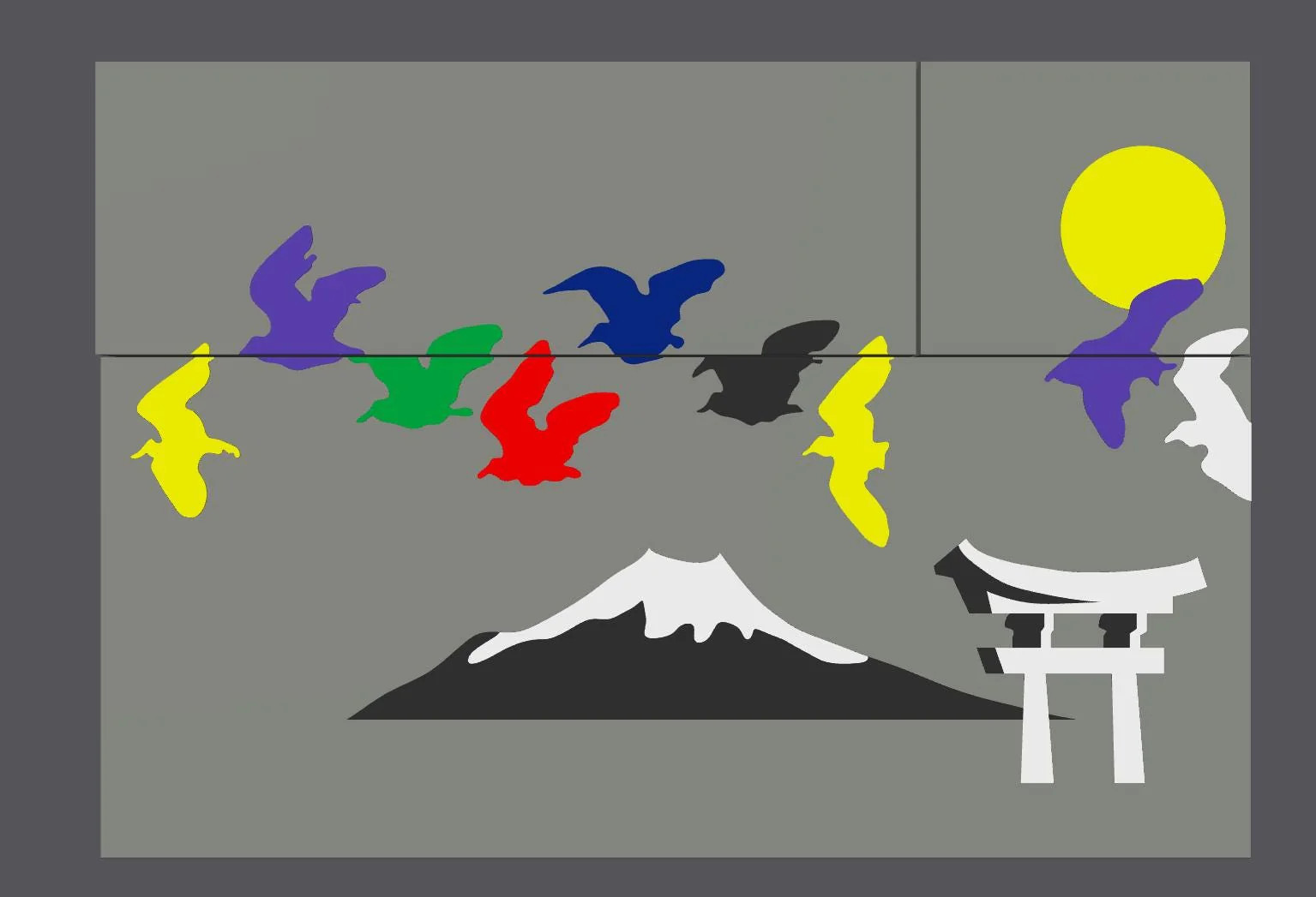 Vanishing Japanese Birds Puzzle | Optical Illusion Dissection Puzzle | 3D