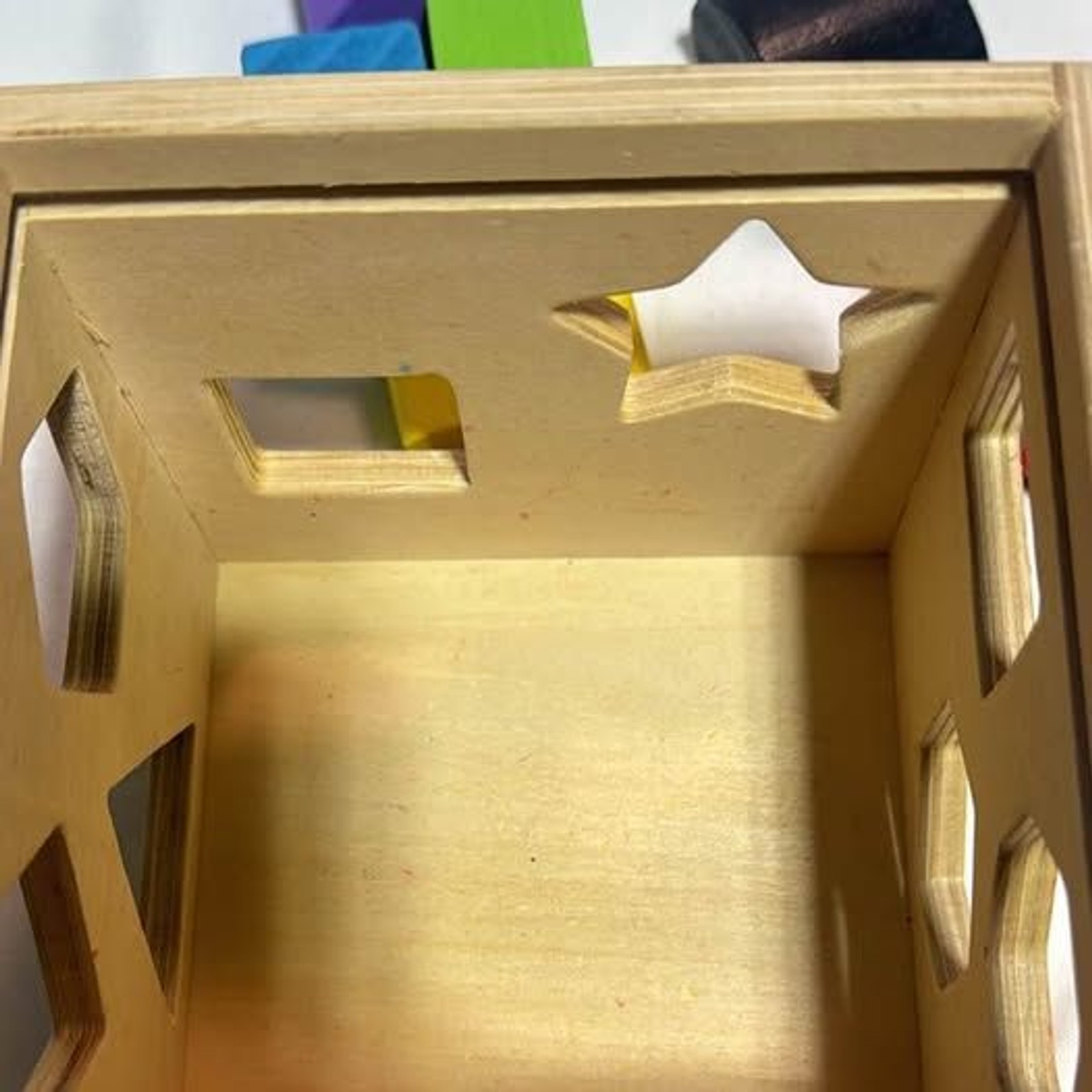 Melissa & Doug Disney Mickey Mouse & Friends Wooden Shape Sorting Cube