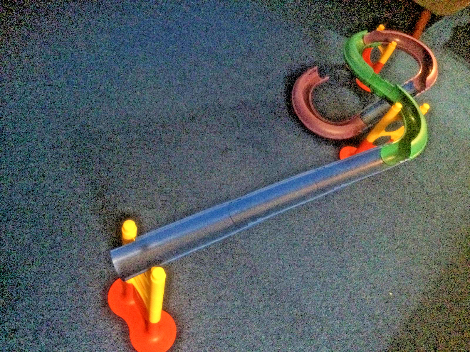 Stem Toy/LakeShore Educ.Suspension Marble Run,Ball/Car Track 17Lg.Pcs See video