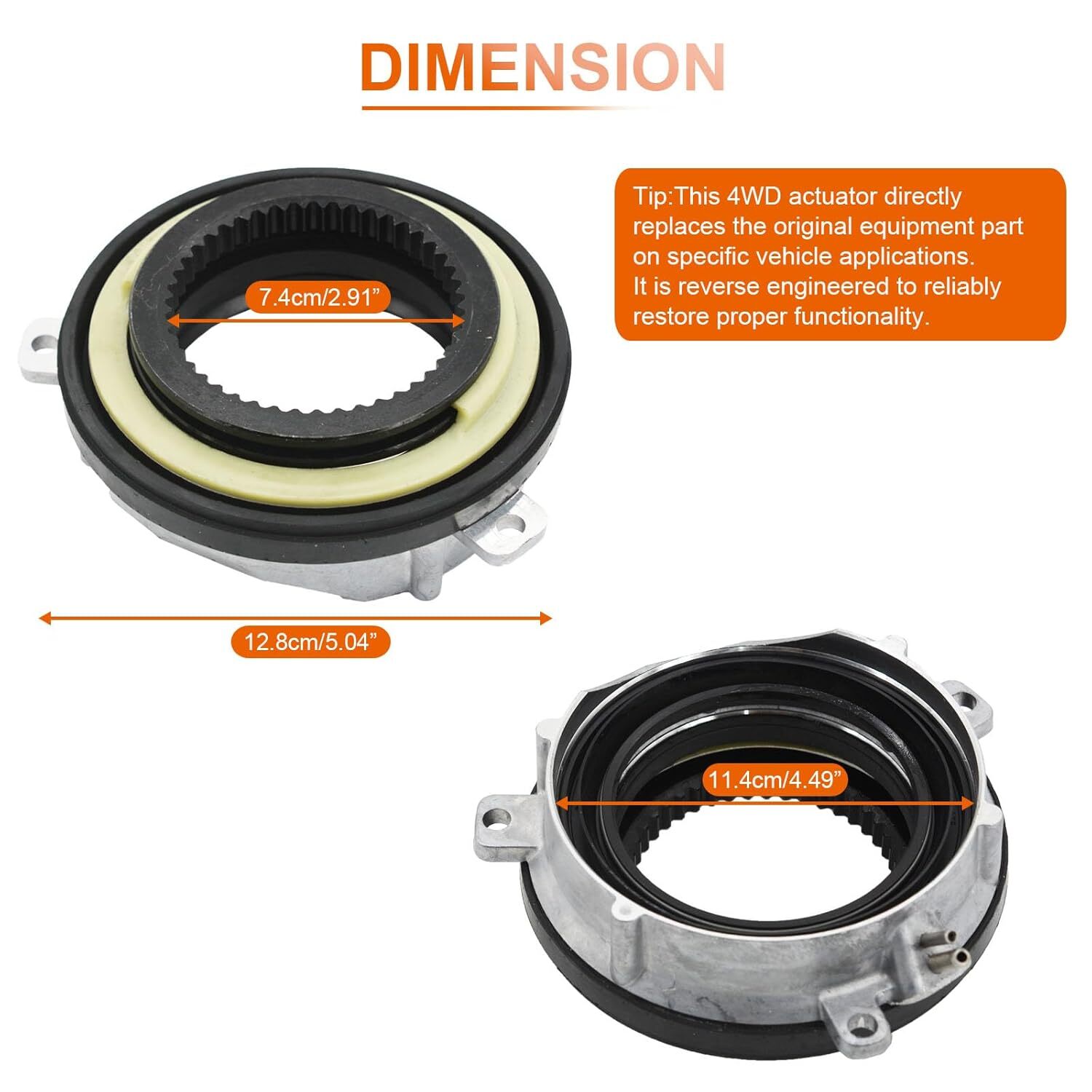 7L1Z3C247A 4Wheel Drive 4WD Hub Auto Locking Actuator Compatible with Ford F150