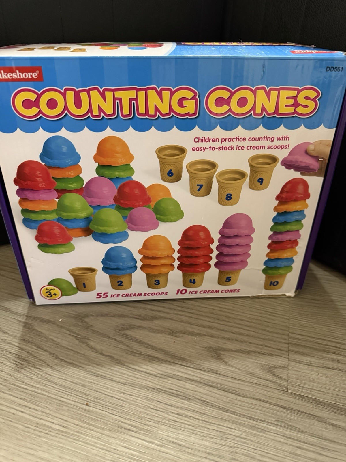 LakeShore Counting Cones Learning Educational Teaching Math Color Skills