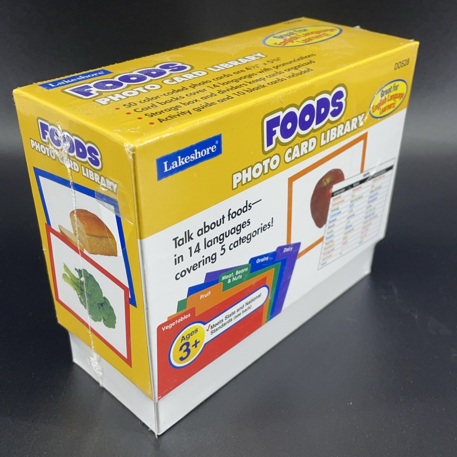 Lakeshore Foods Photo Card Library Ages 3+ 14 Languages 5 Categories Educational