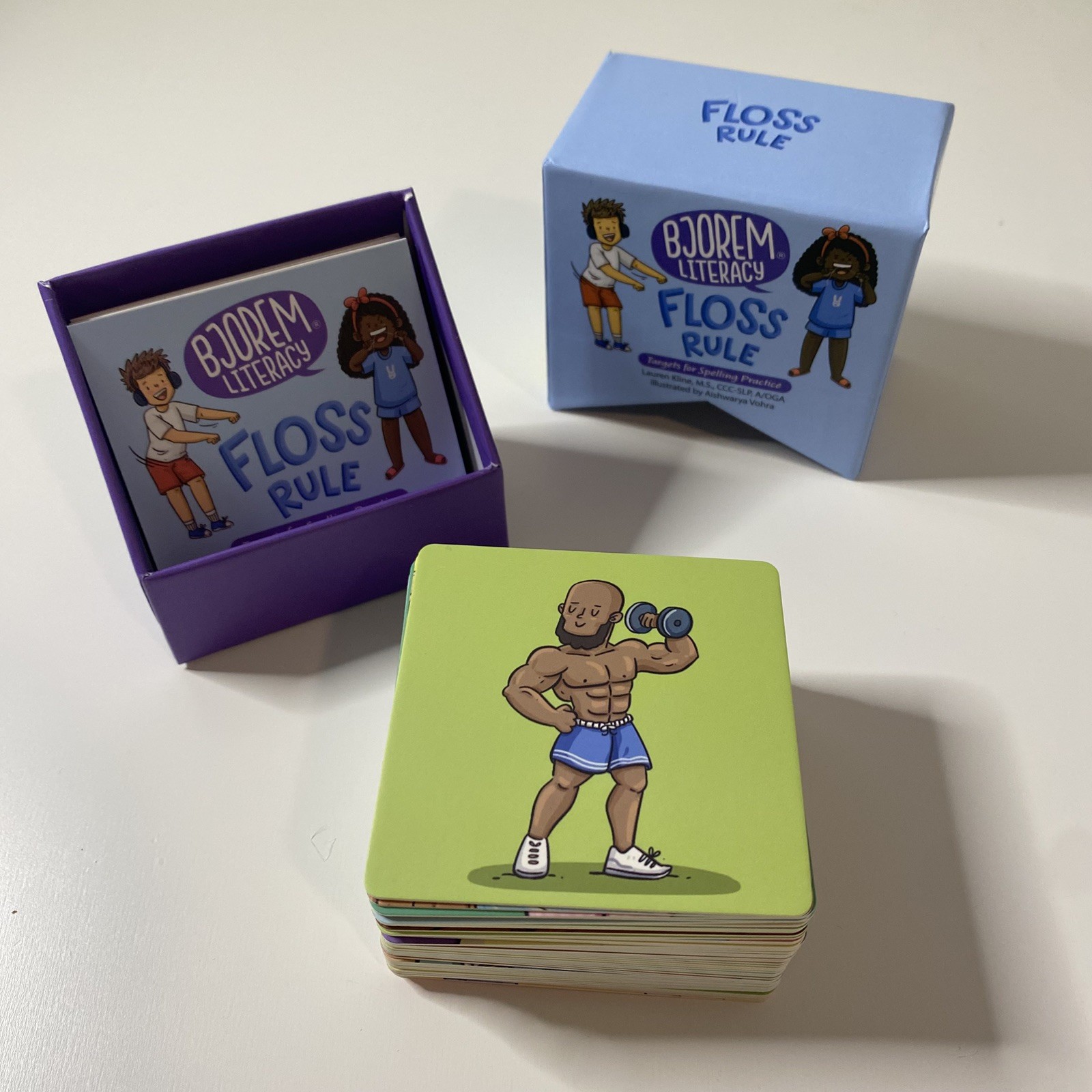 Bjorem Literacy FLOSS Rule Card Deck – New Open Box – Spelling Practice SLP