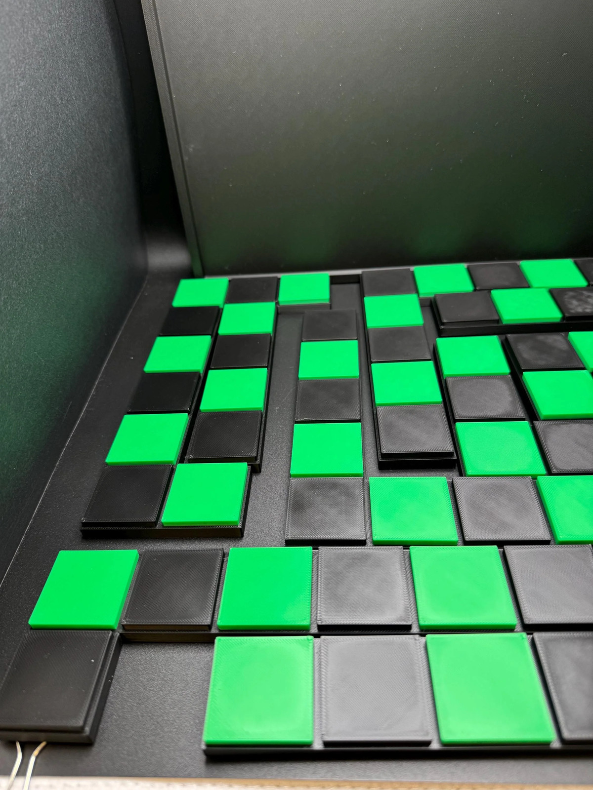 Checkerboard Dissection Puzzle by Sam Loyd